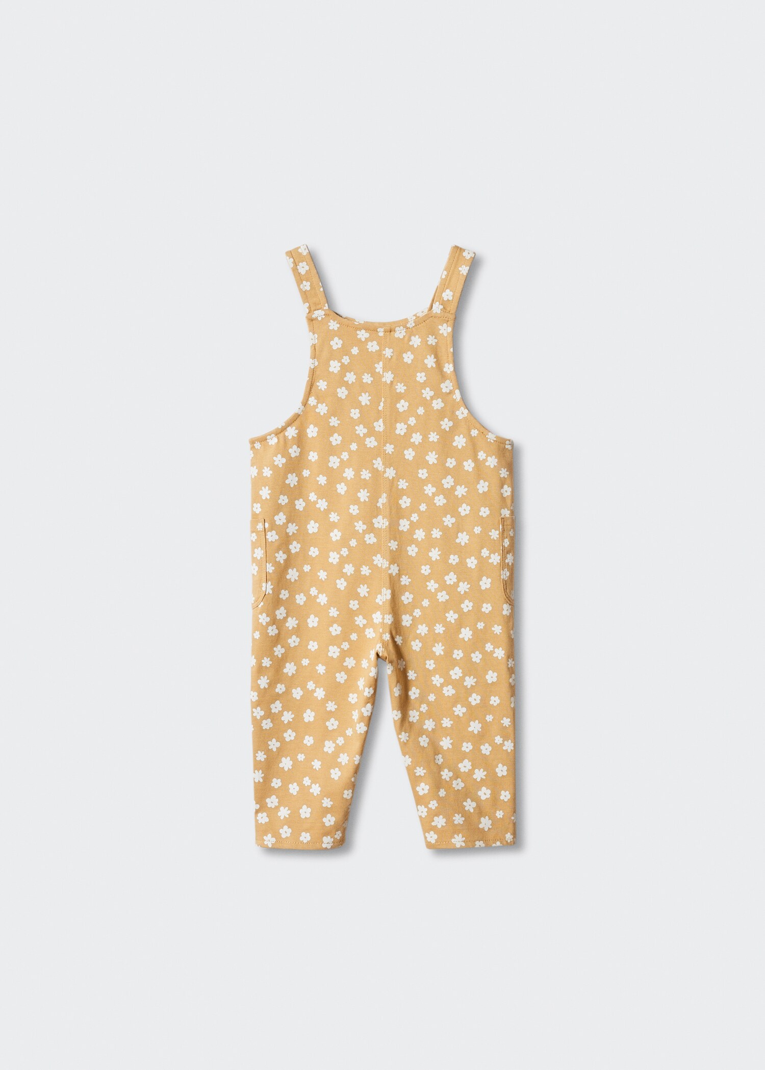 Floral print dungarees - Reverse of the article