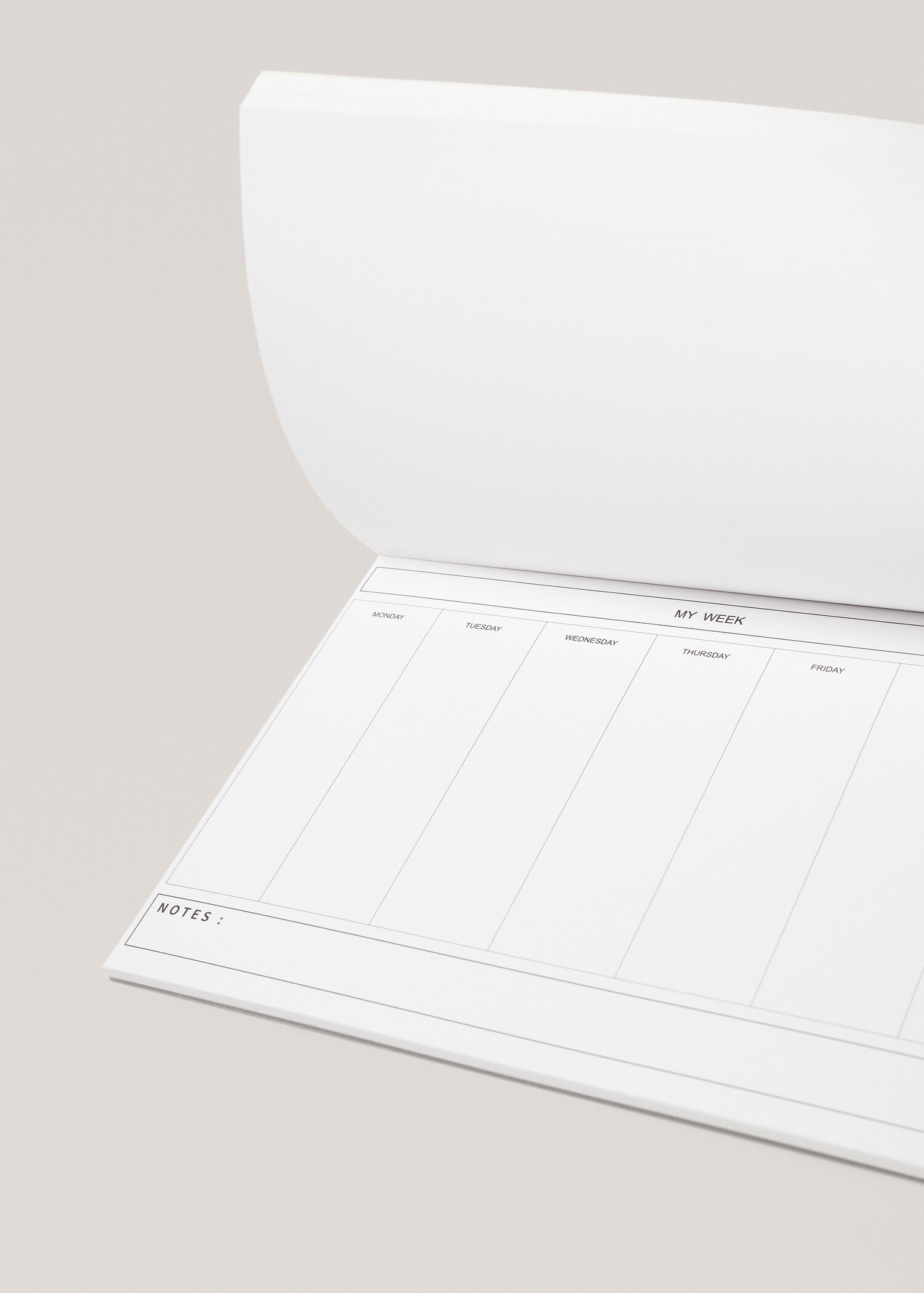 Weekly planner - Details of the article 3