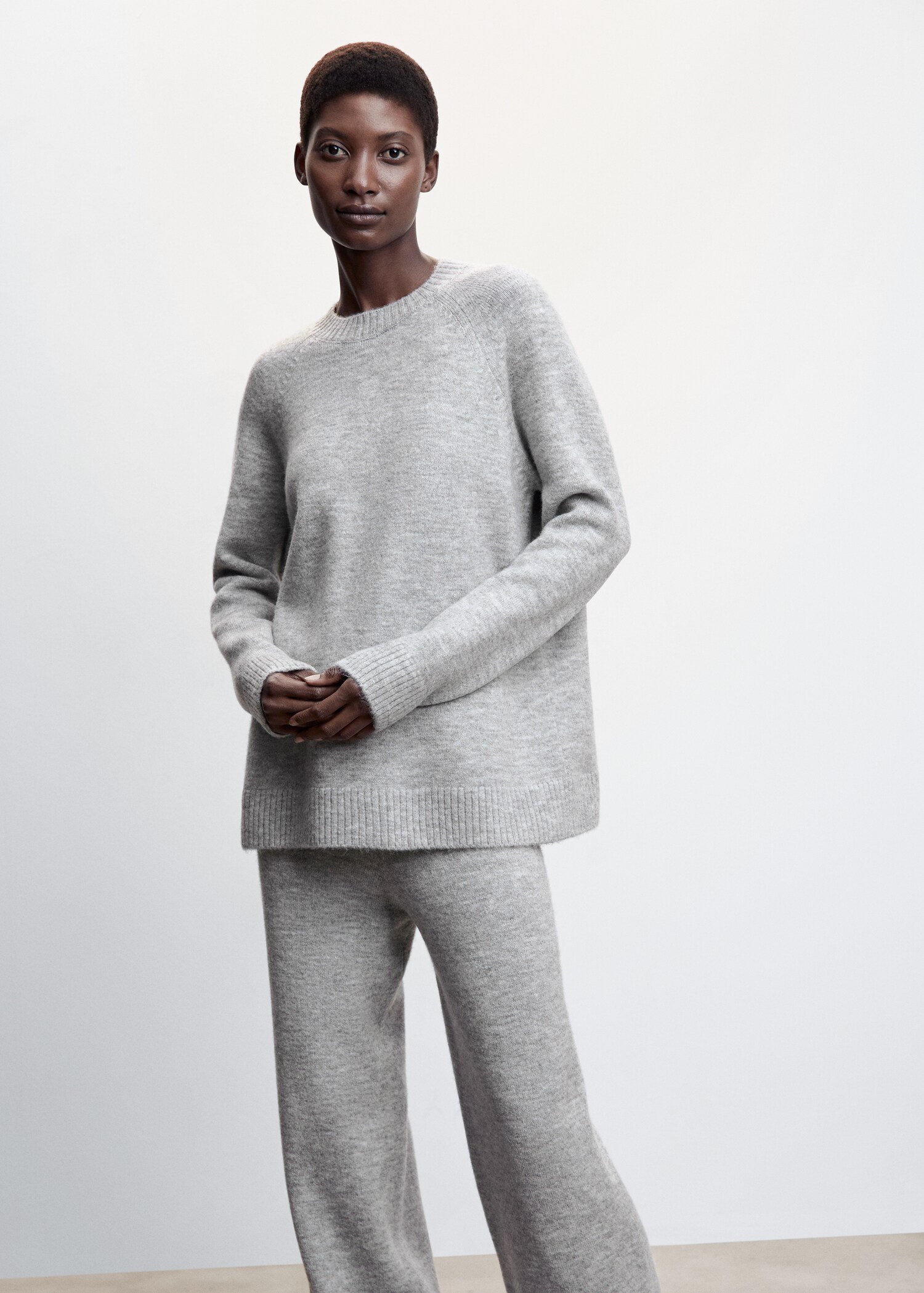 Oversize knit sweater - Medium plane