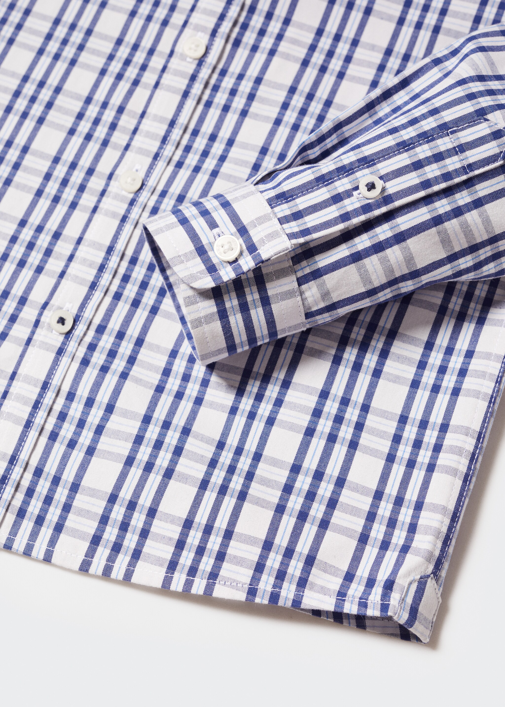 Checked print shirt - Details of the article 8