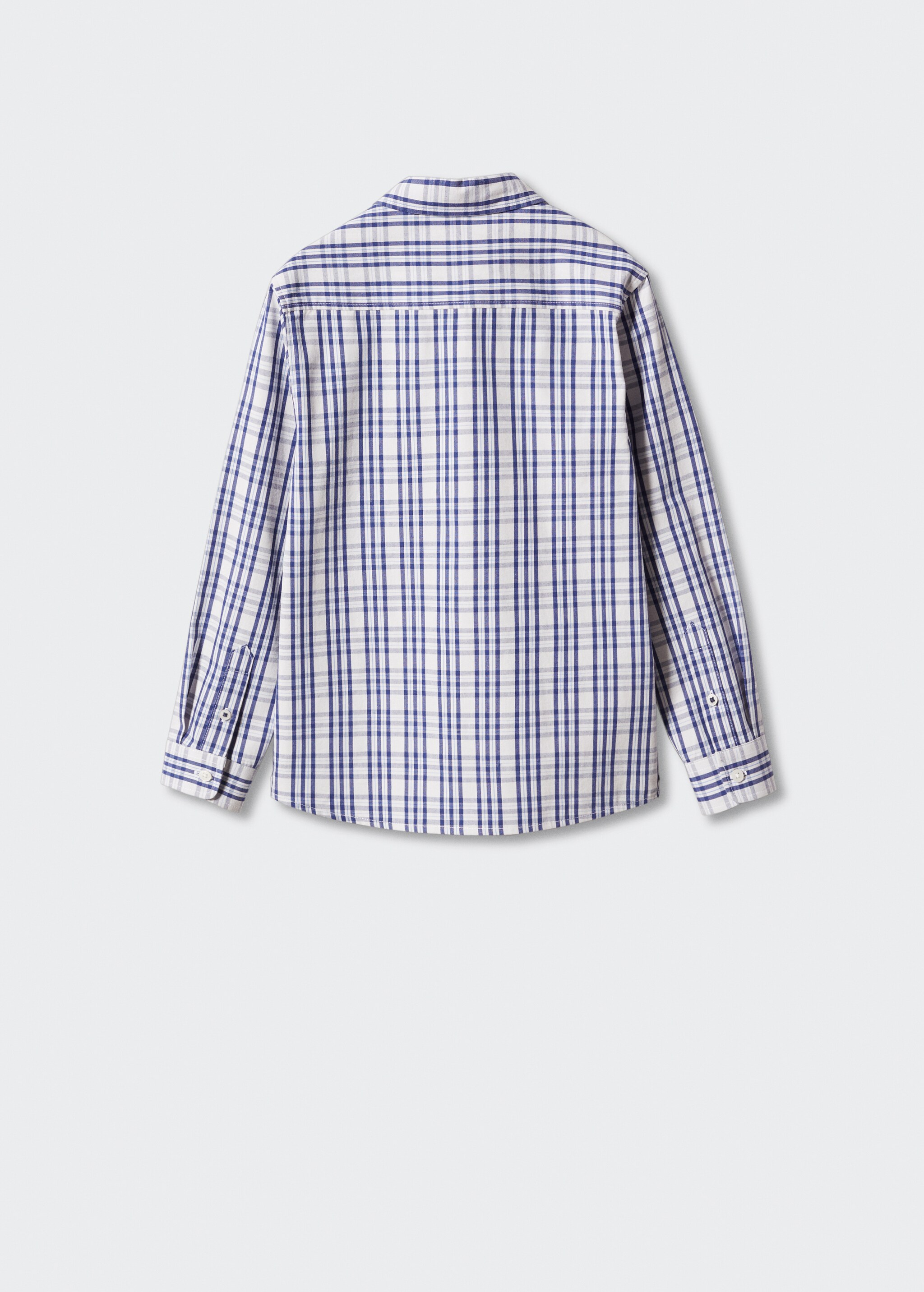 Checked print shirt - Reverse of the article