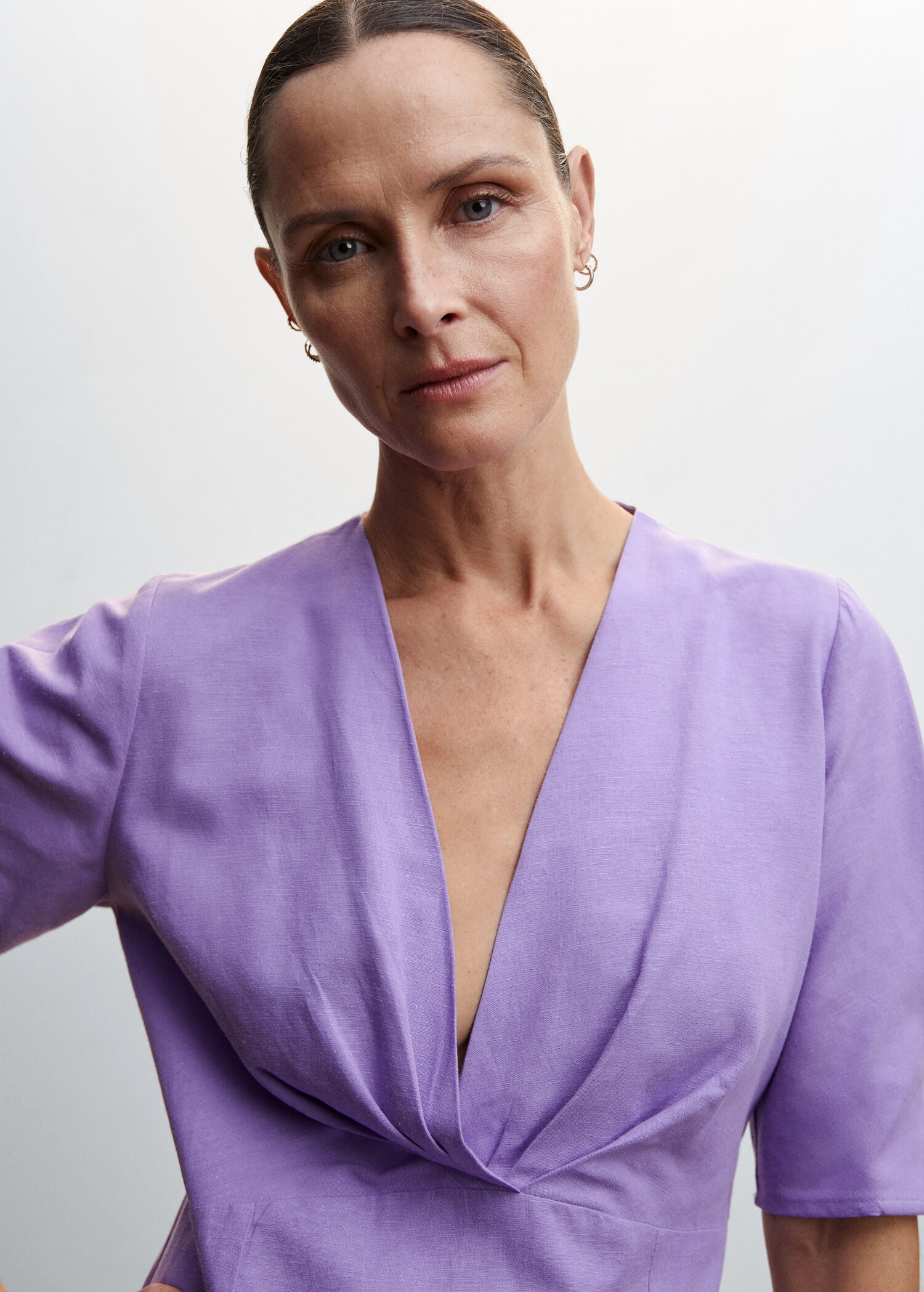 Fluted hem dress - Details of the article 1