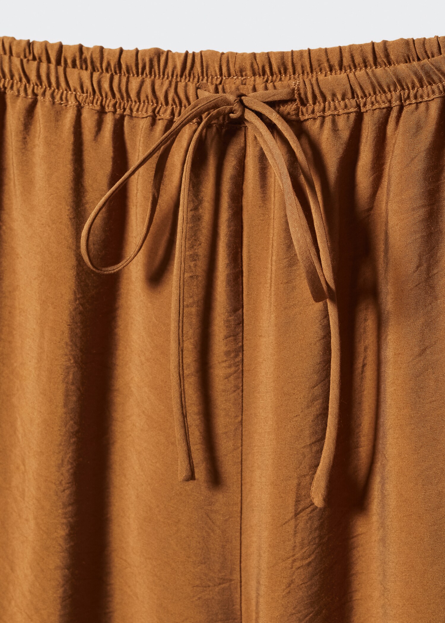 Satin palazzo pants - Details of the article 8