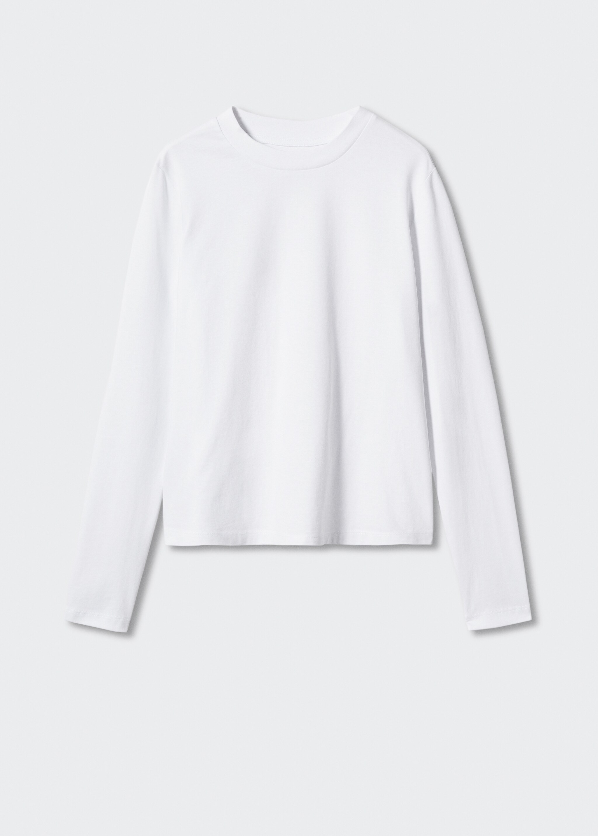 Langärmliges Baumwoll-T-Shirt - Artikel ohne Model