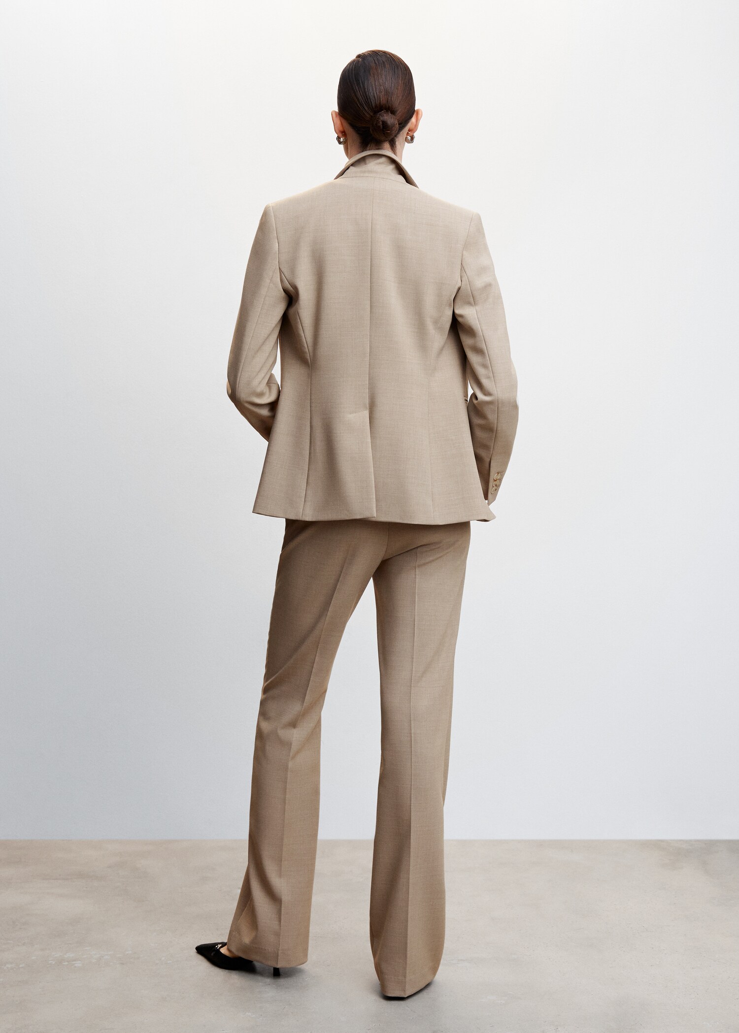 Suit blazer with buttons  - Reverse of the article