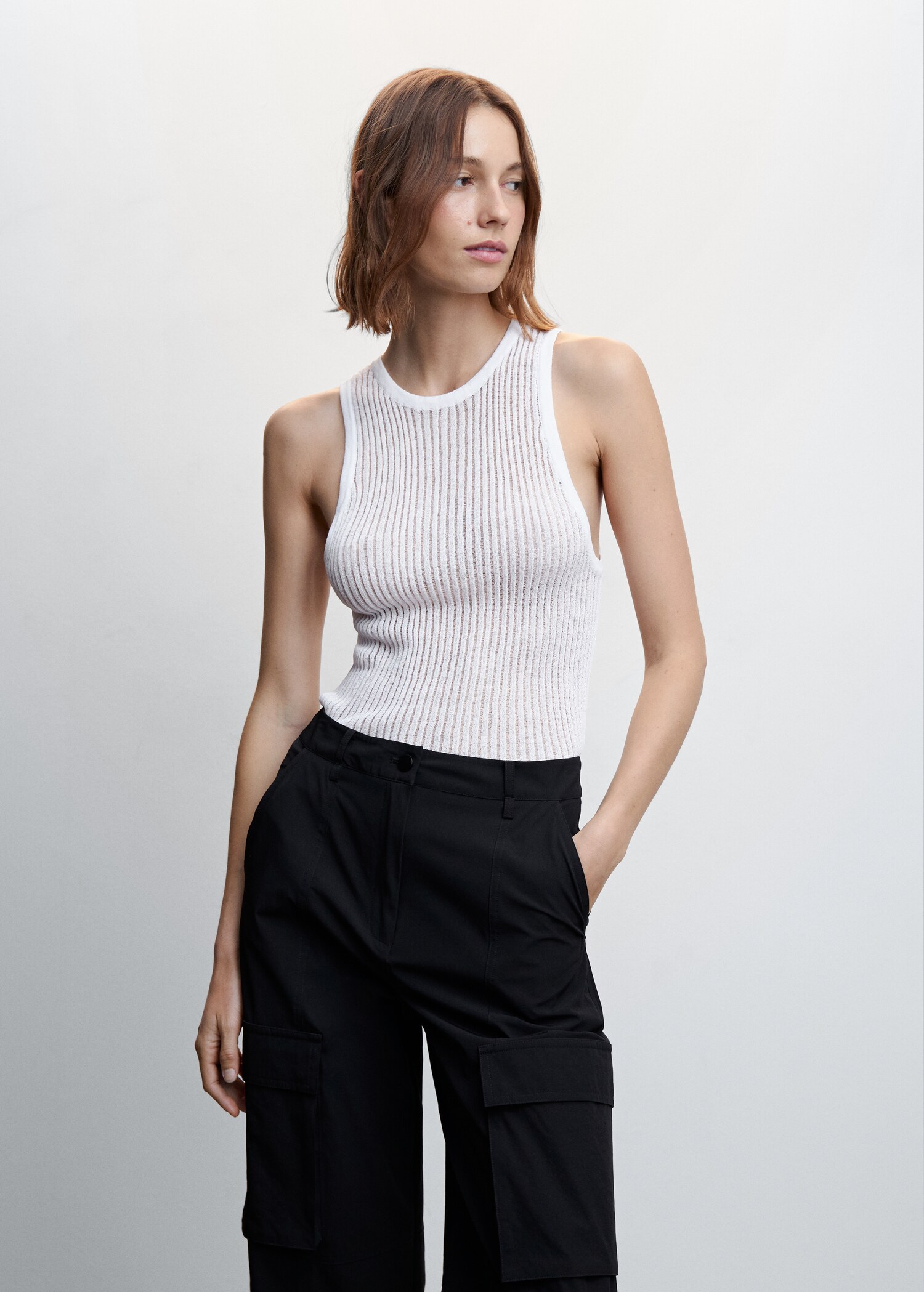 Cargo pants with pocket - Details of the article 1