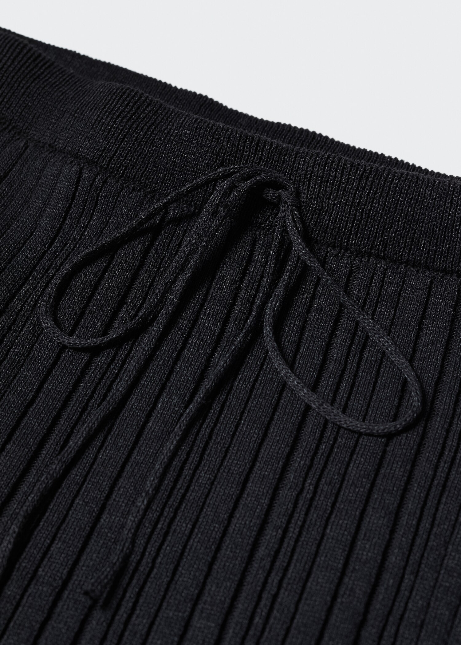 Ribbed midi skirt - Details of the article 8