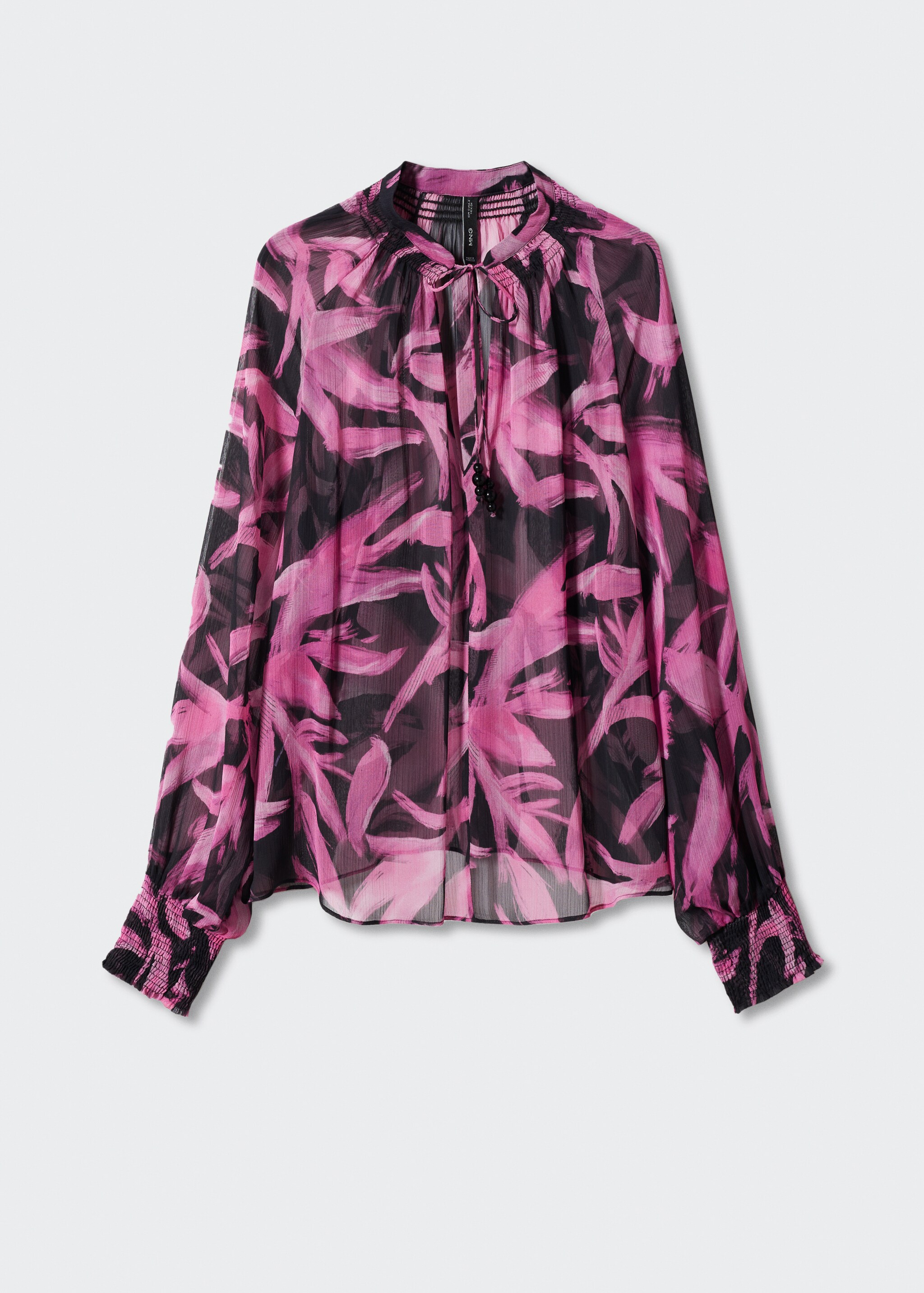 Printed chiffon blouse - Article without model