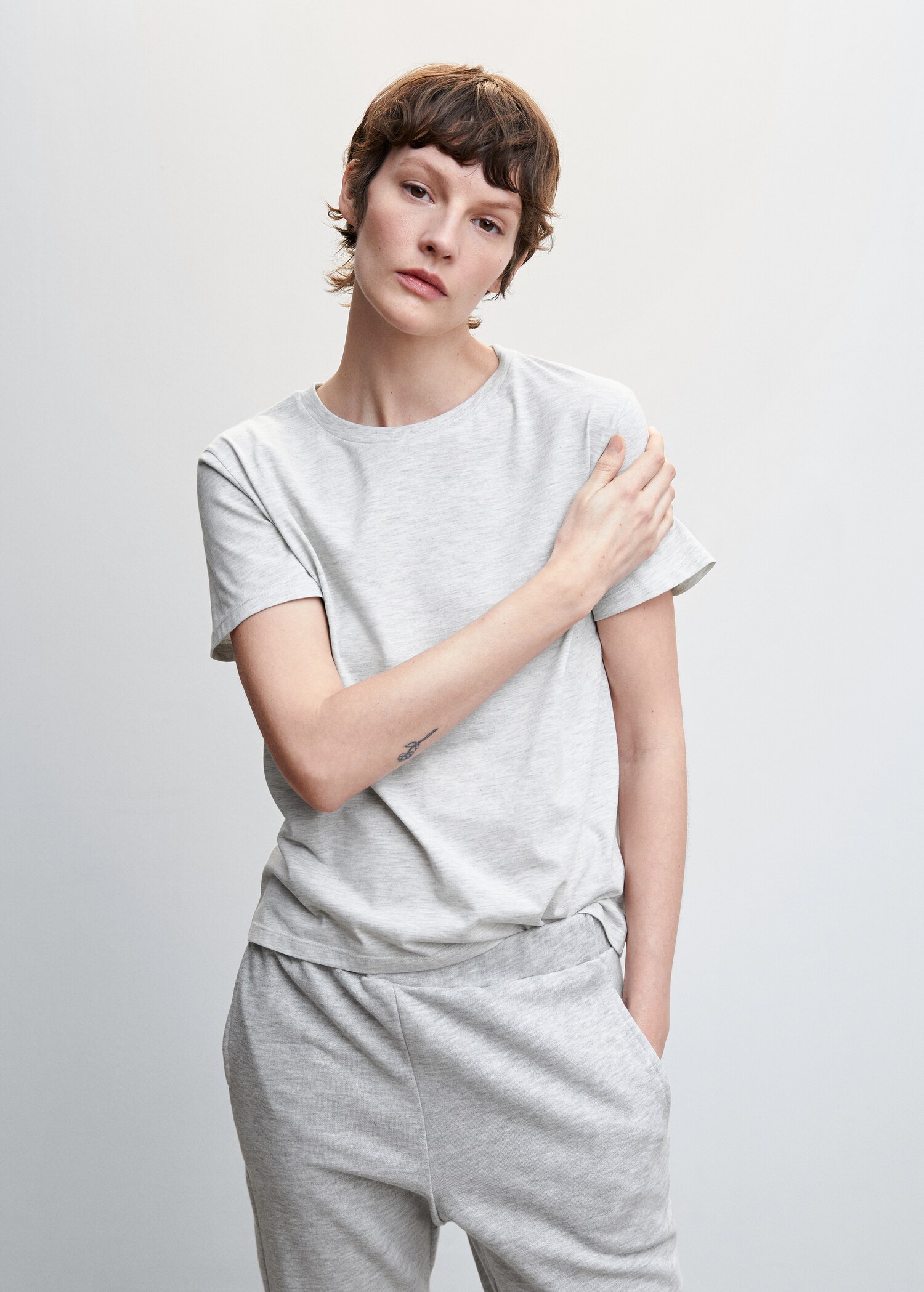 2 pack cotton t-shirt - Medium plane