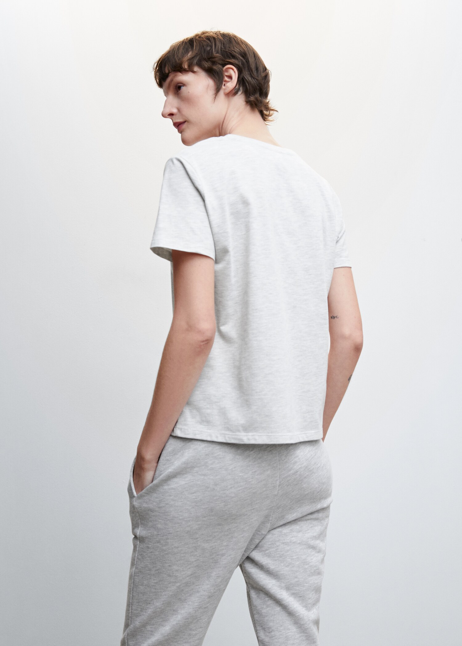 2 pack cotton t-shirt - Reverse of the article
