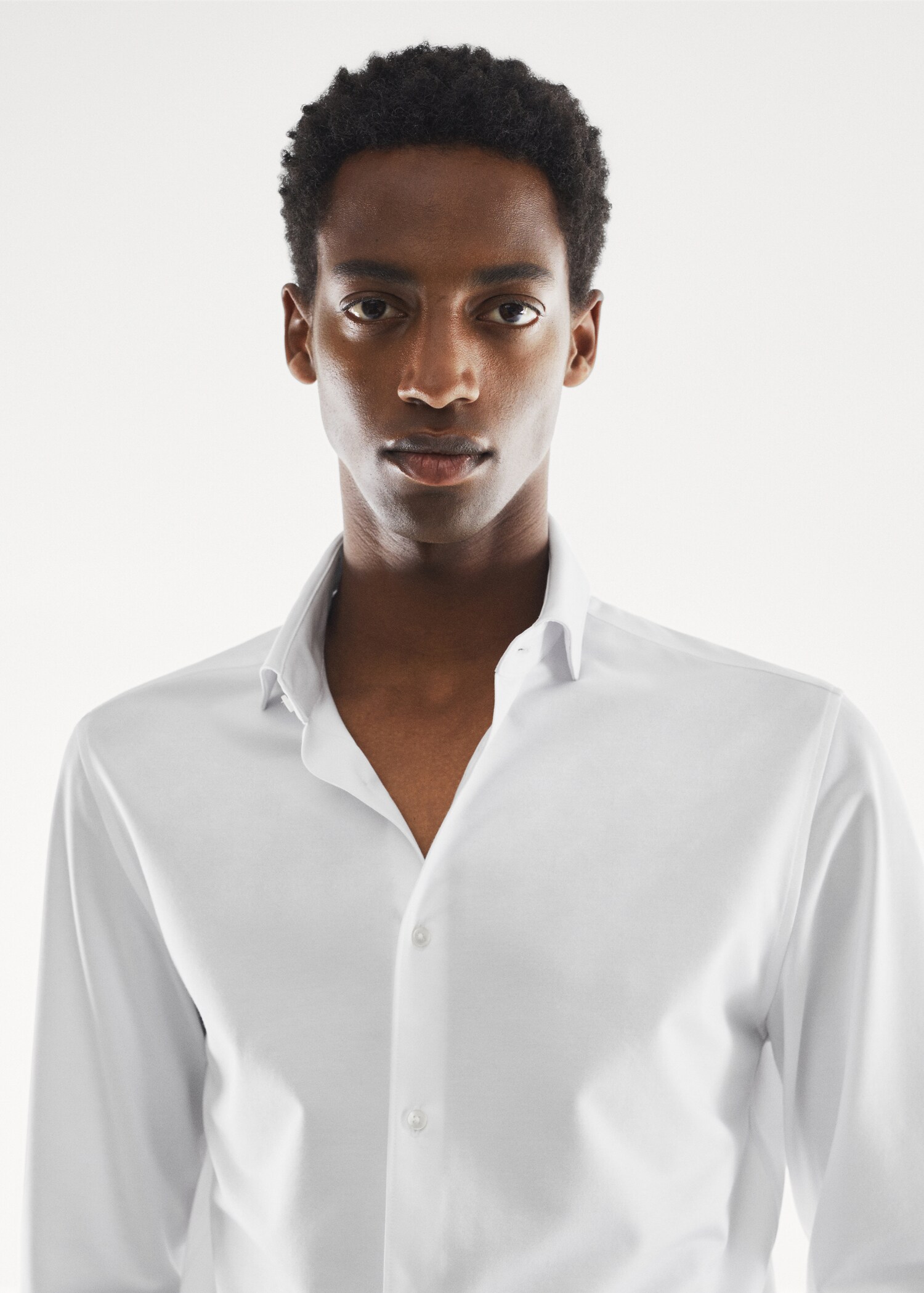 Stretch slim-fit shirt - Details of the article 1