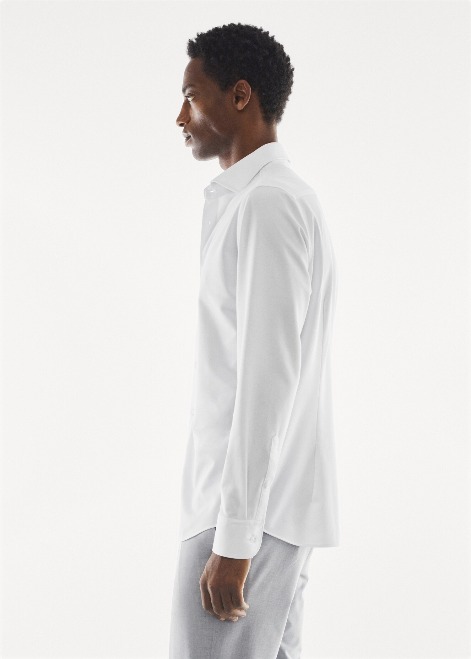 Stretch slim-fit shirt - Details of the article 6