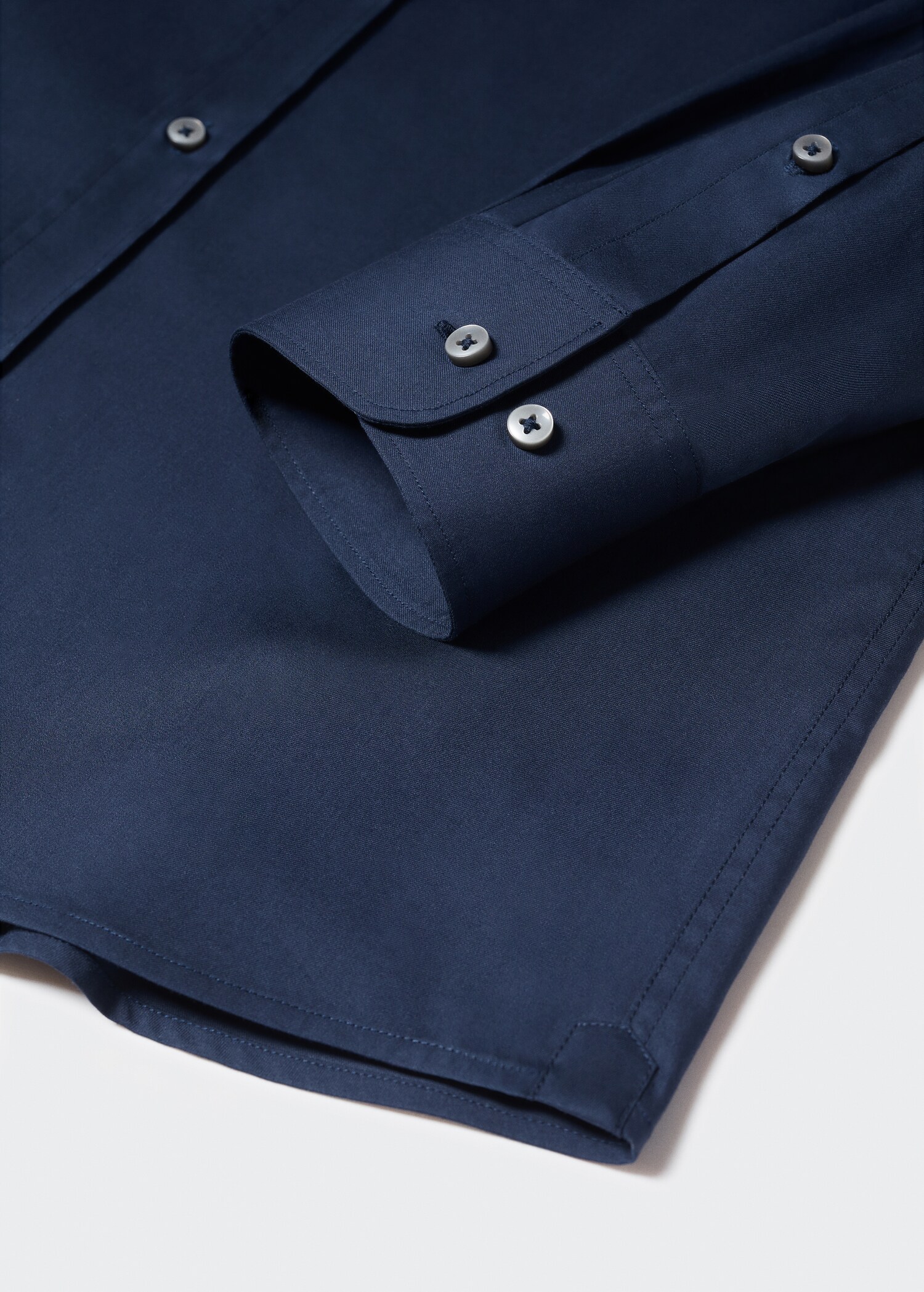 Slim Fit-Baumwollhemd - Detail des Artikels 8