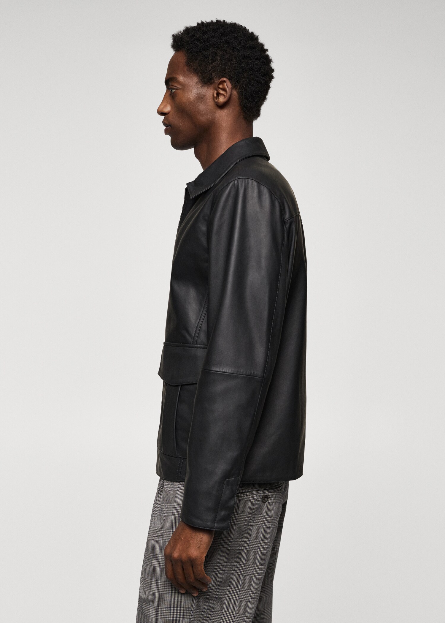 Lederjacke mit Taschen - Detail des Artikels 4
