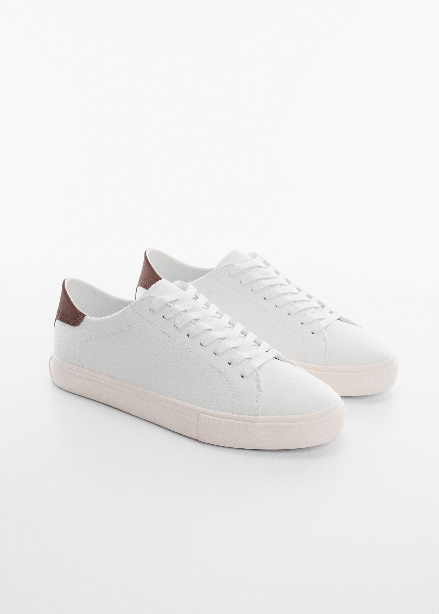 Lace-up leather sneakers - Medium plane