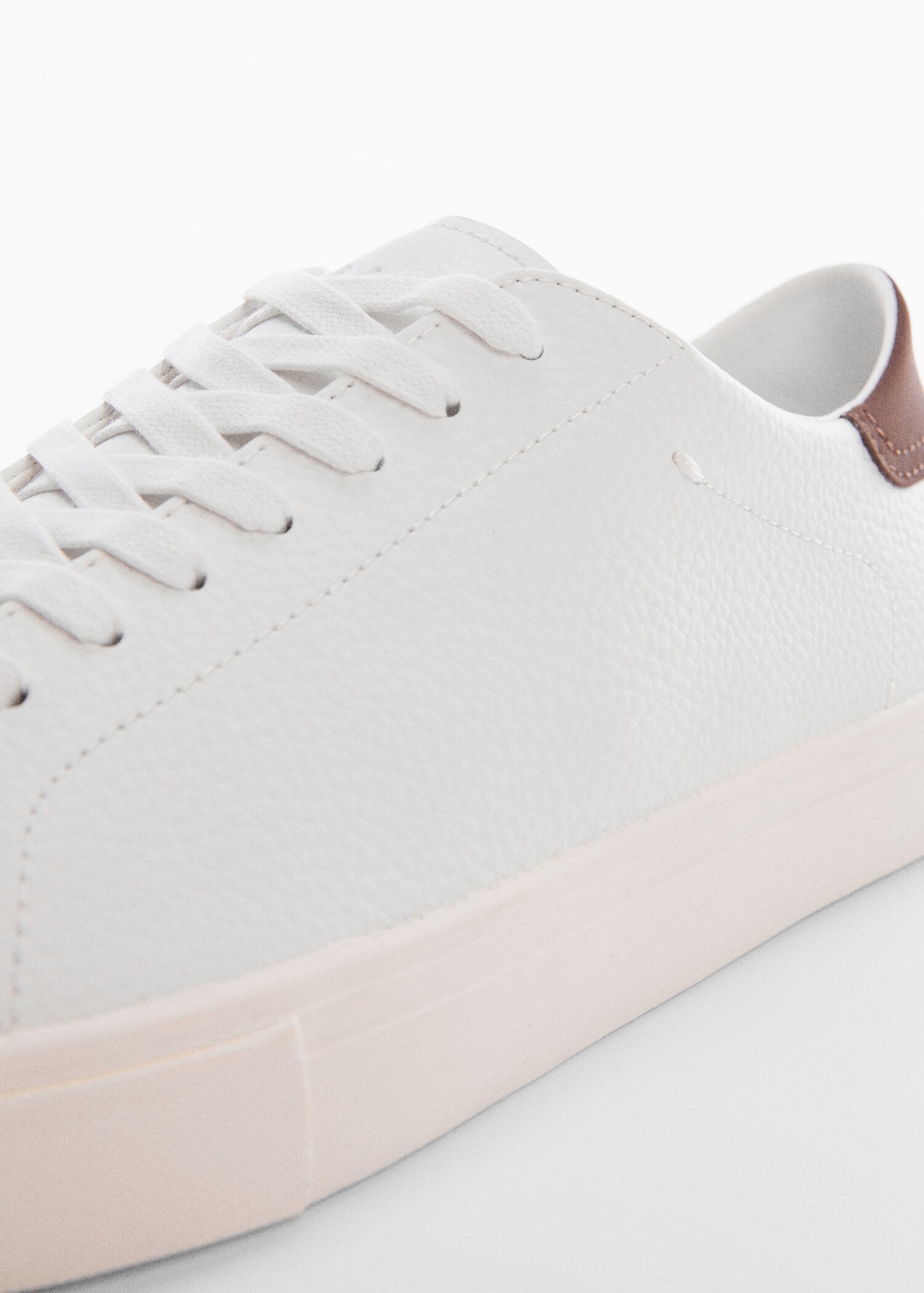 Lace-up leather sneakers - Details of the article 1