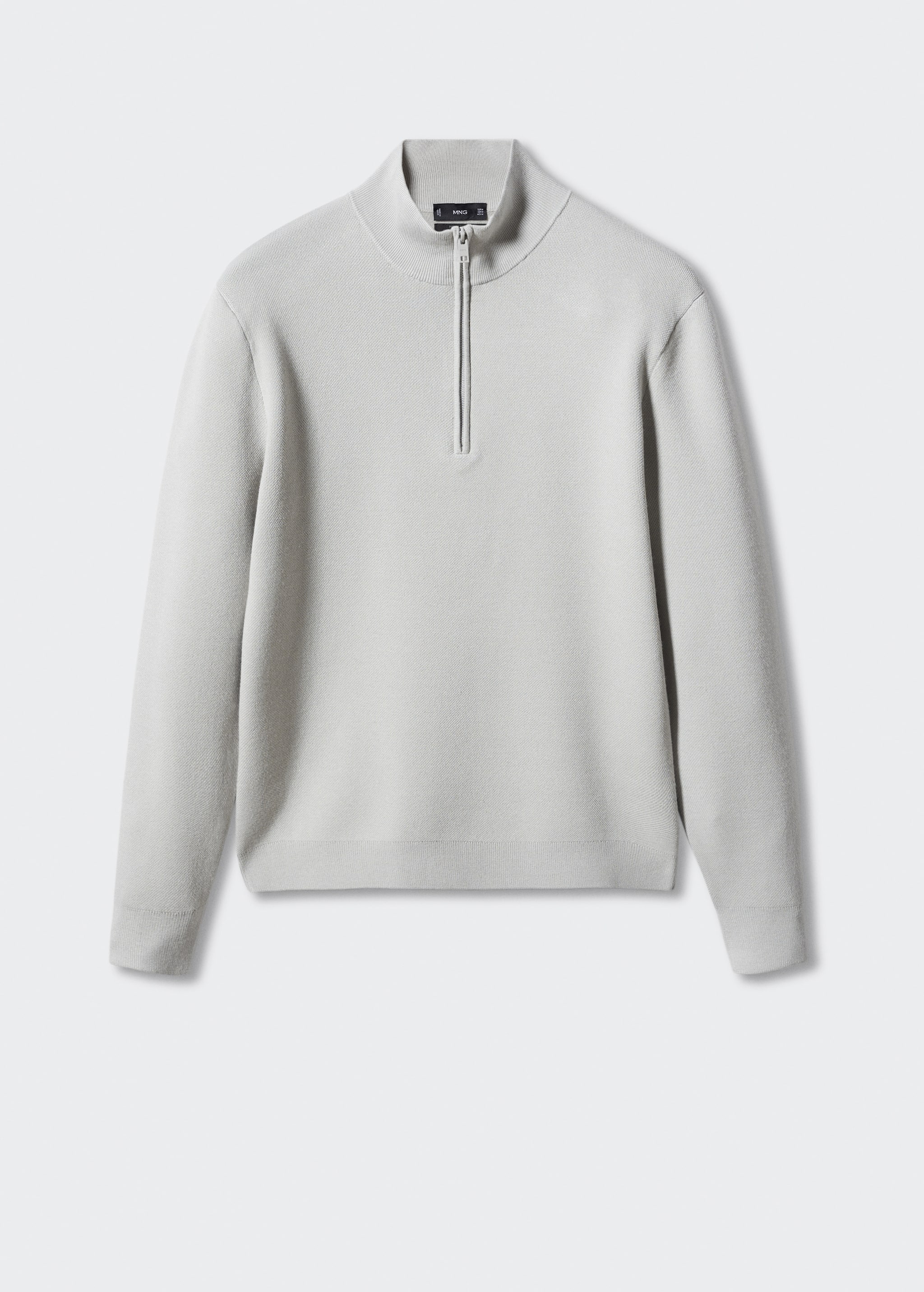 Breathable zip-neck sweater - Article without model