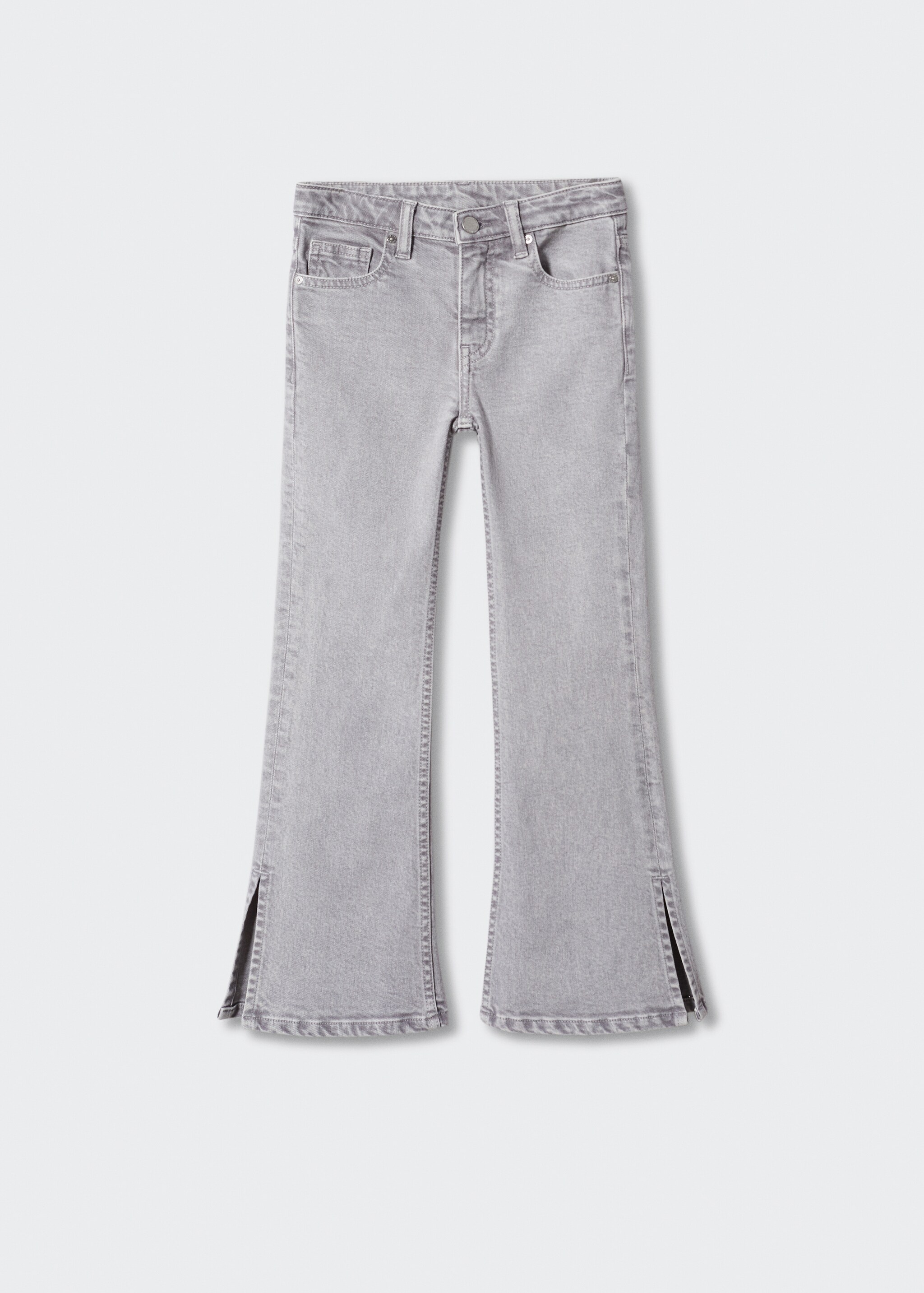 Flared jeans with opening - Article without model