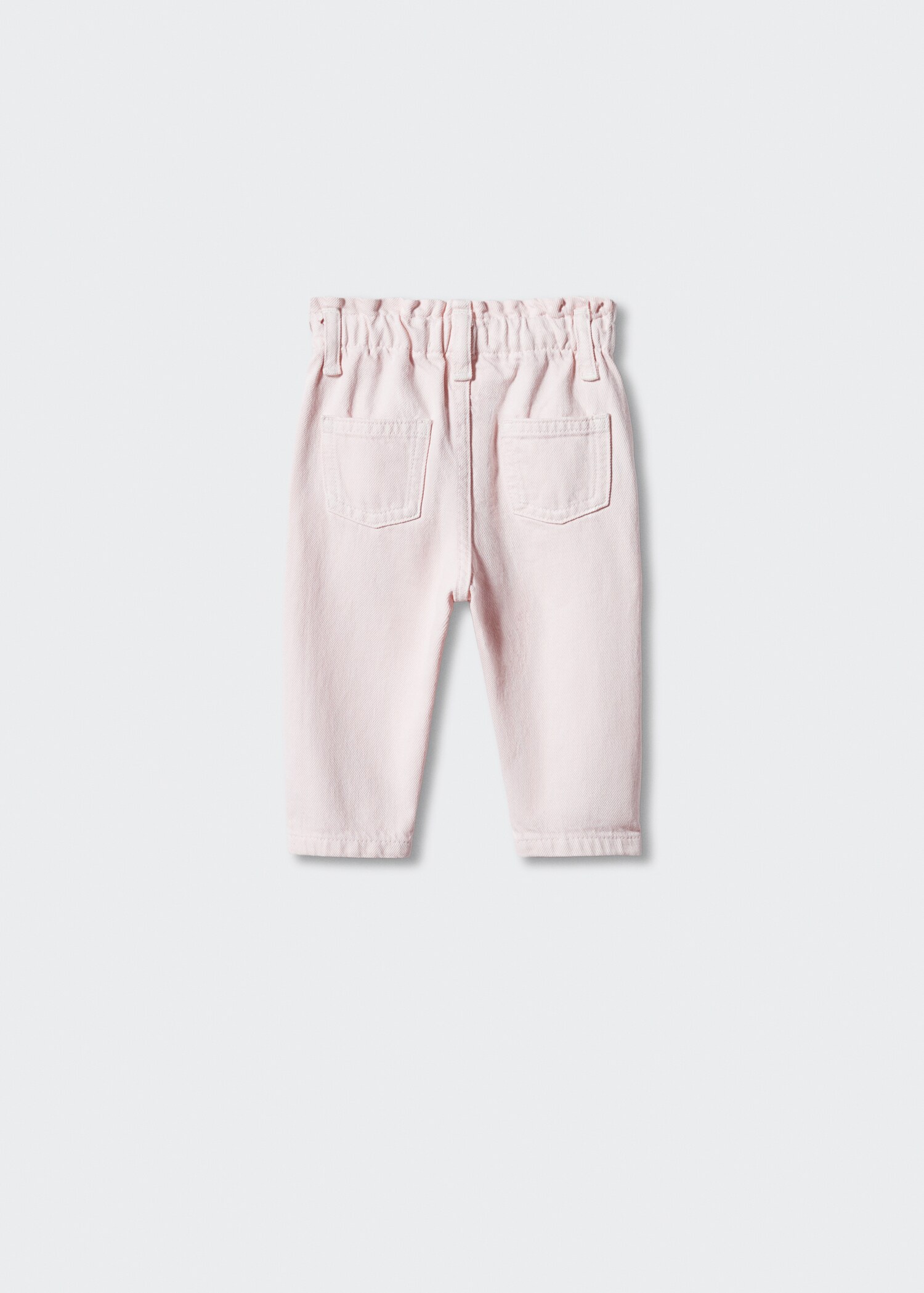 Paper bag relaxed jeans - Reverse of the article