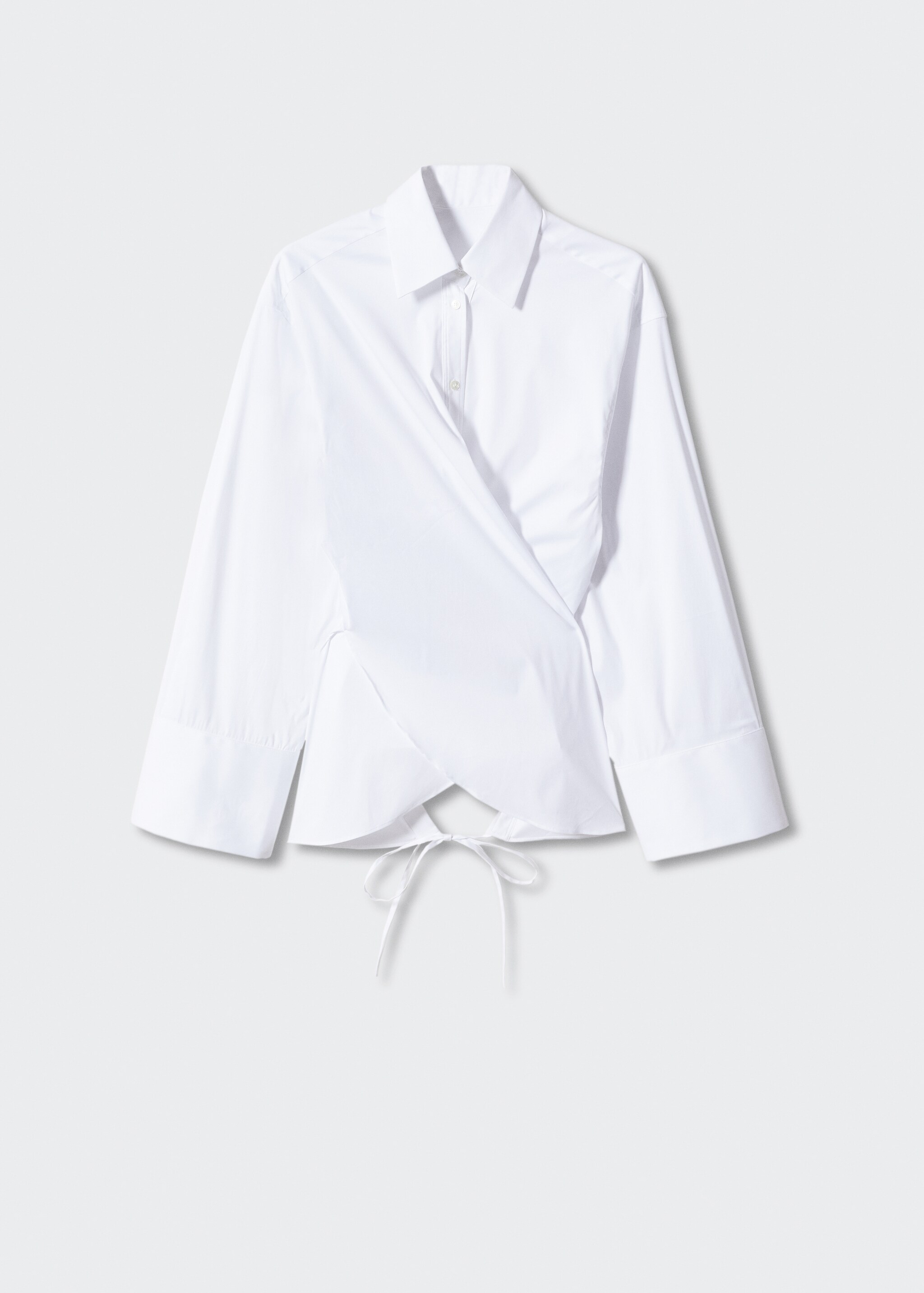 Camisa algodón cruzada - Artículo sin modelo
