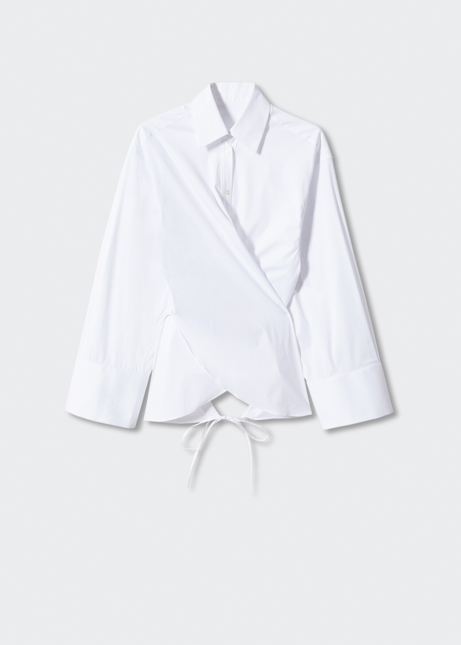 Chemise coton cache-cœur - Article sans modèle