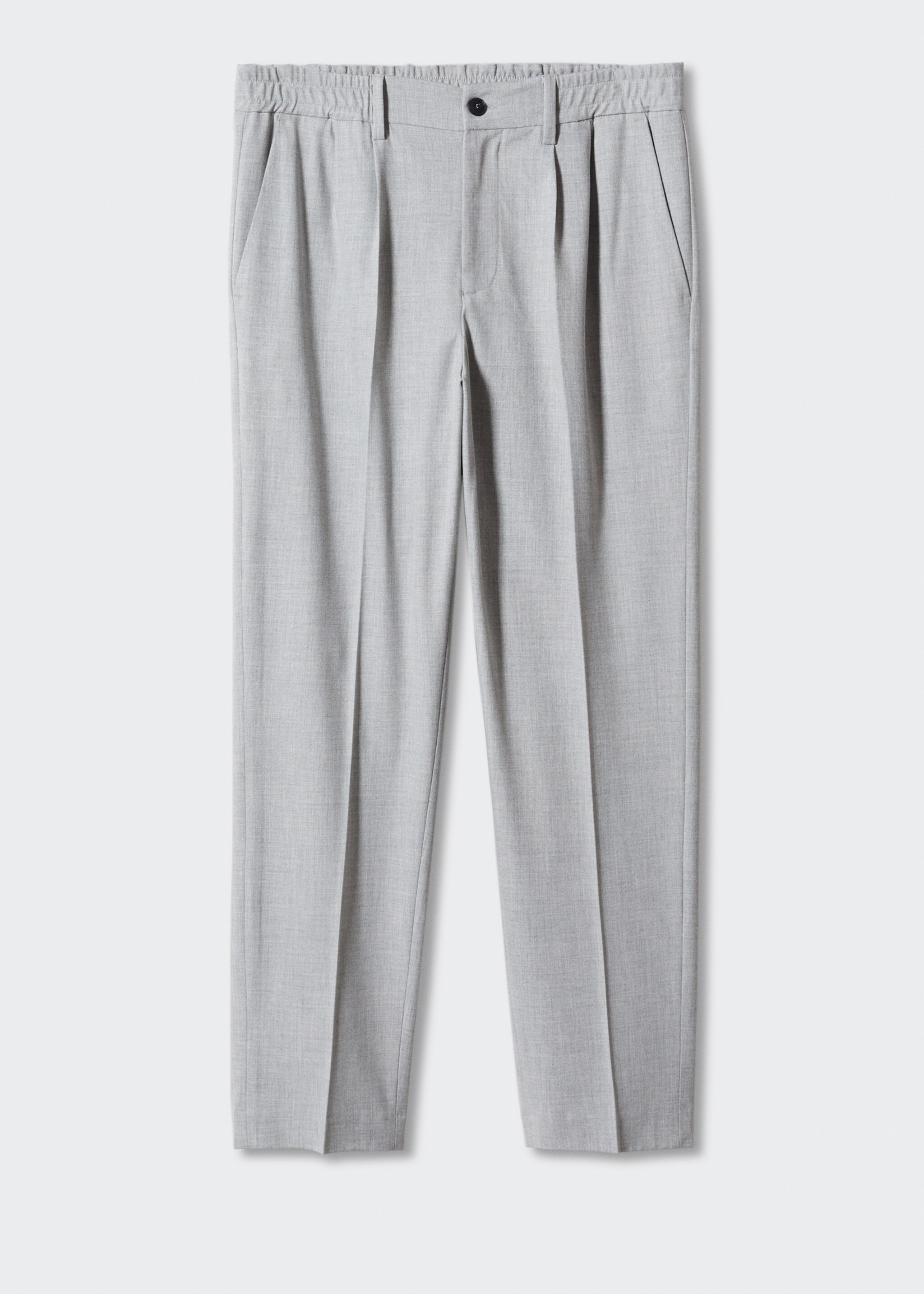 Tapered-fit cotton pants - Article without model