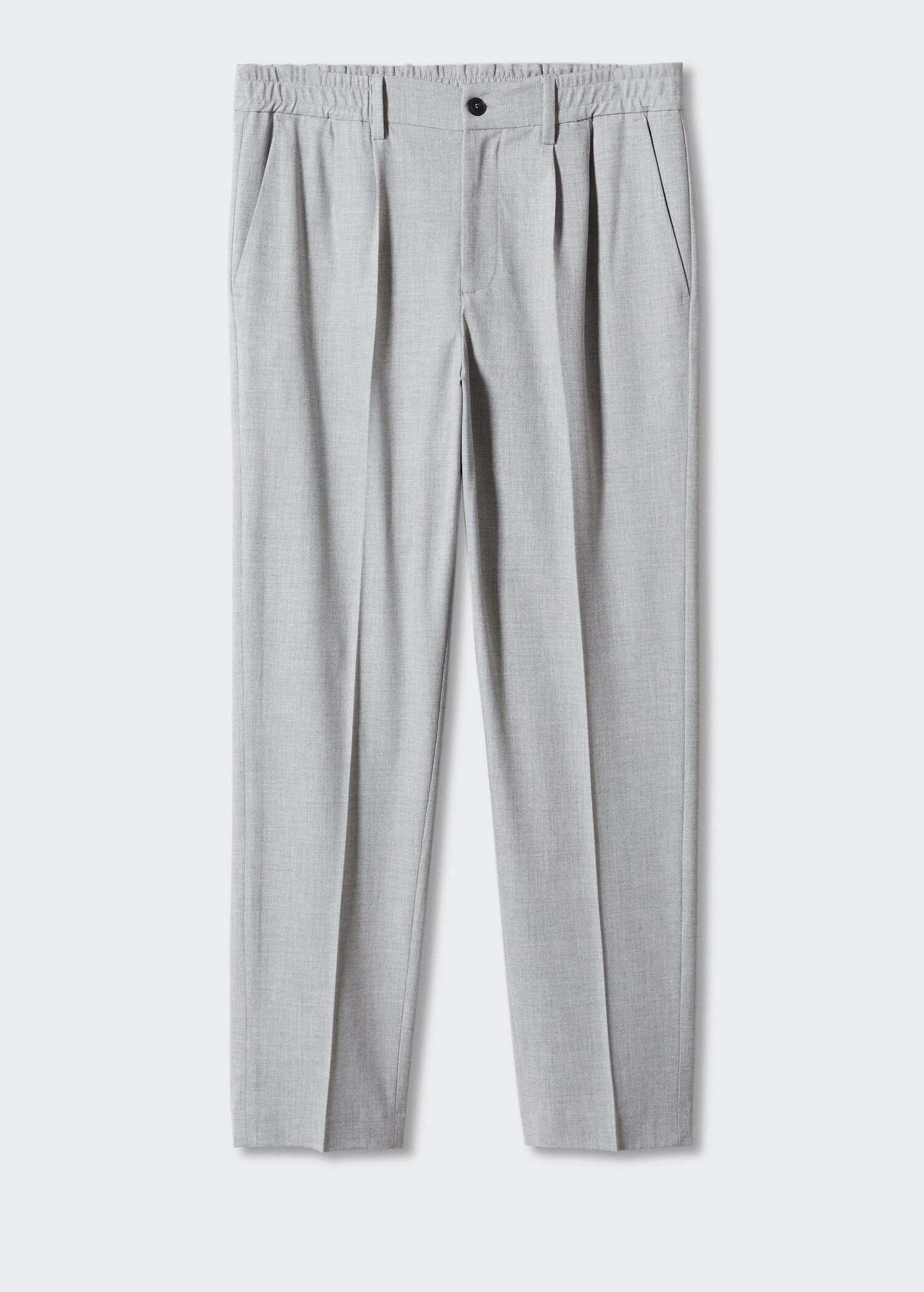 Tapered-fit cotton pants - Article without model