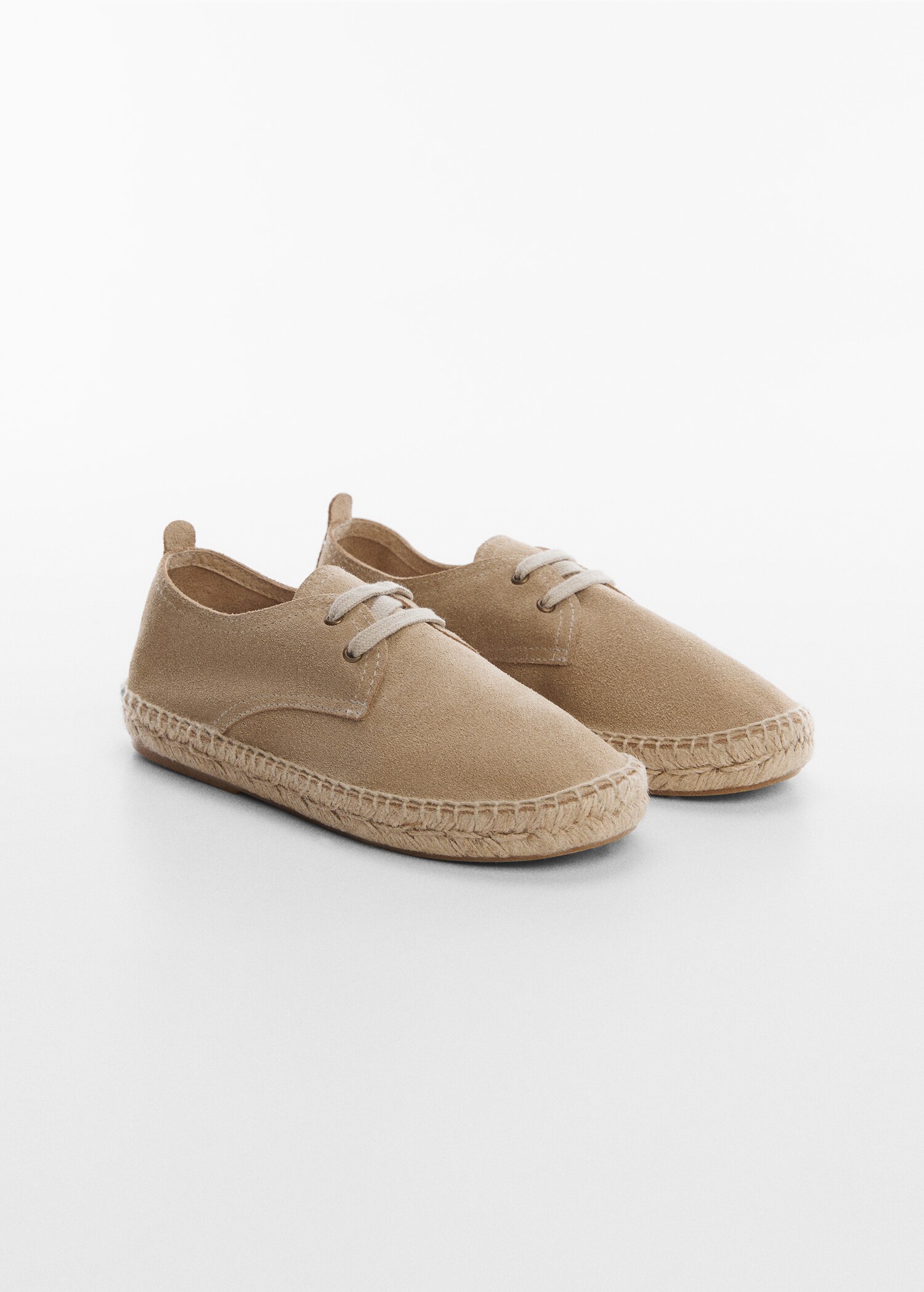 Laces suede espadrilles - Medium plane