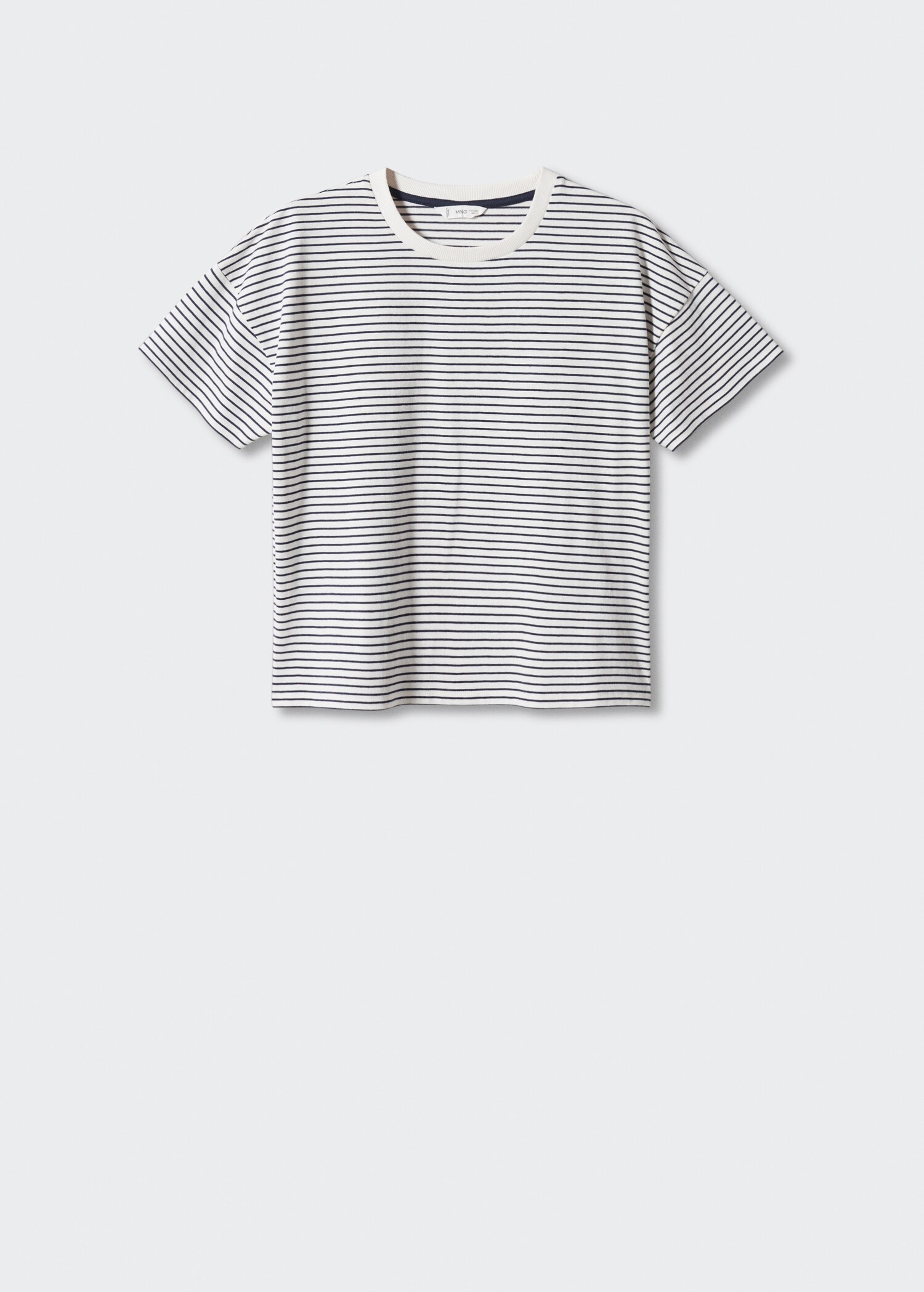 Gestreept T-shirt van 100% katoen - Artikel zonder model
