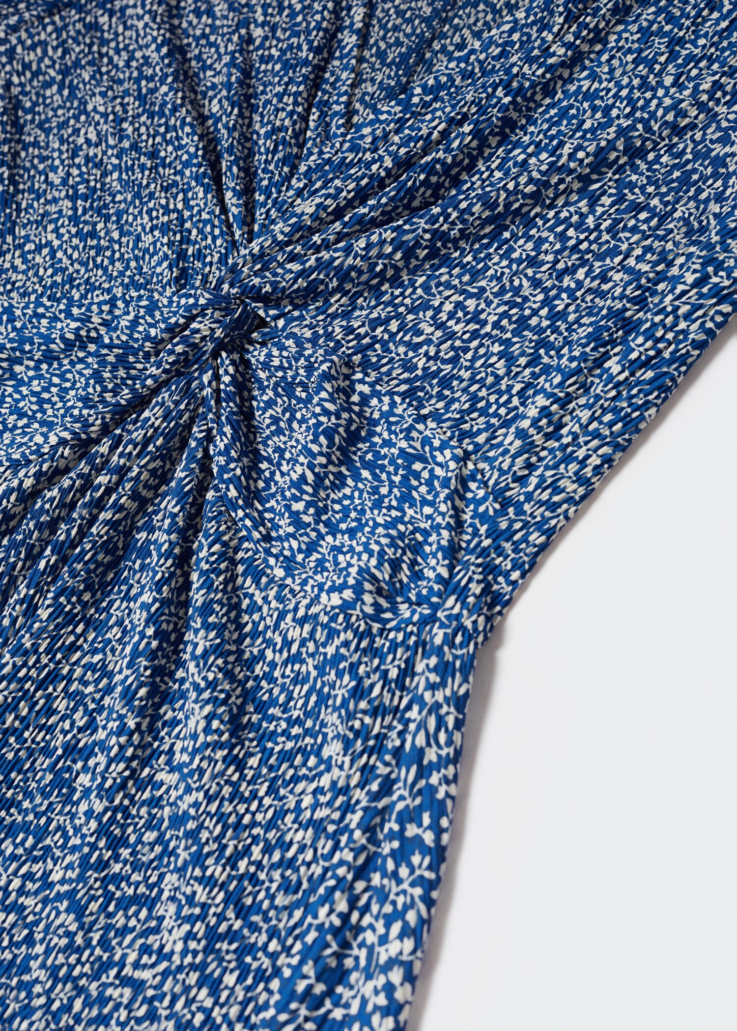 Textured printed dress - Details of the article 8