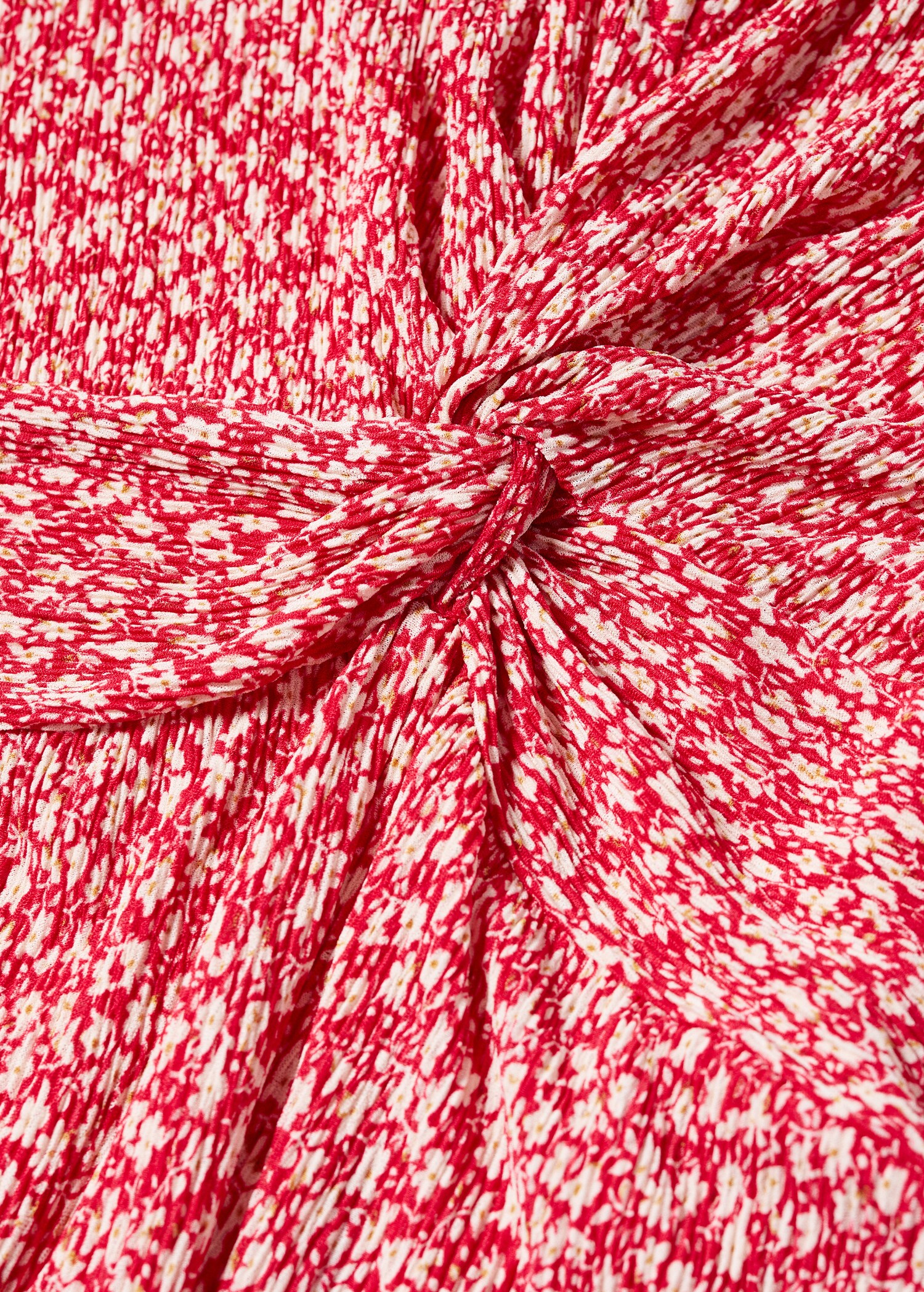 Textured printed dress - Details of the article 8