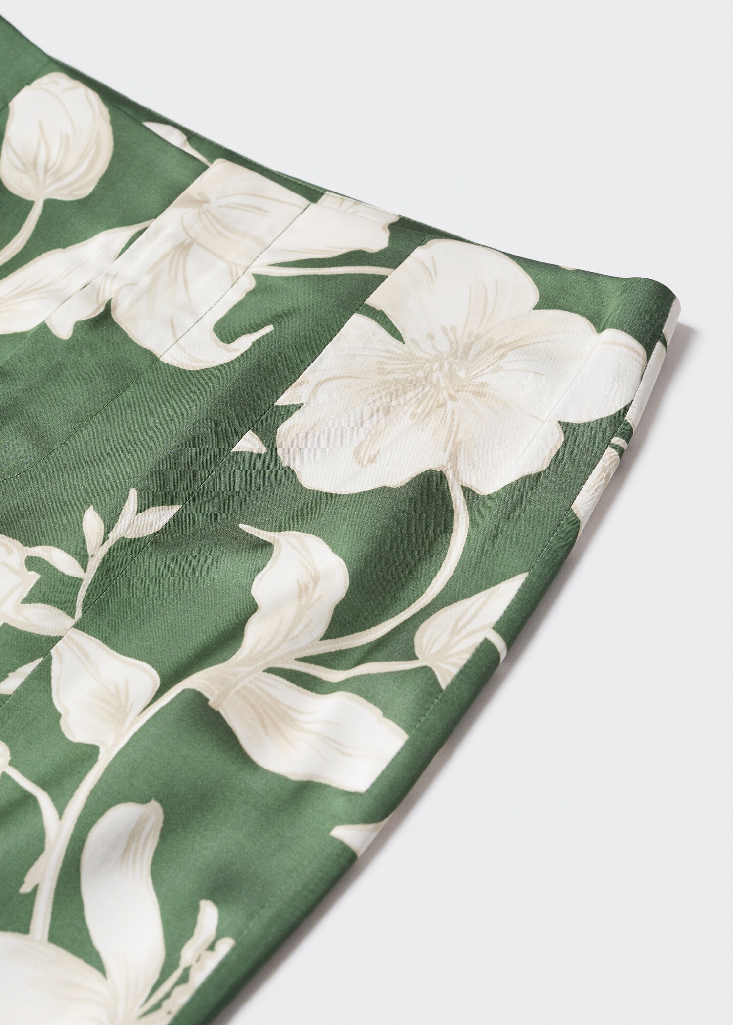 Flared floral-print pants - Details of the article 8
