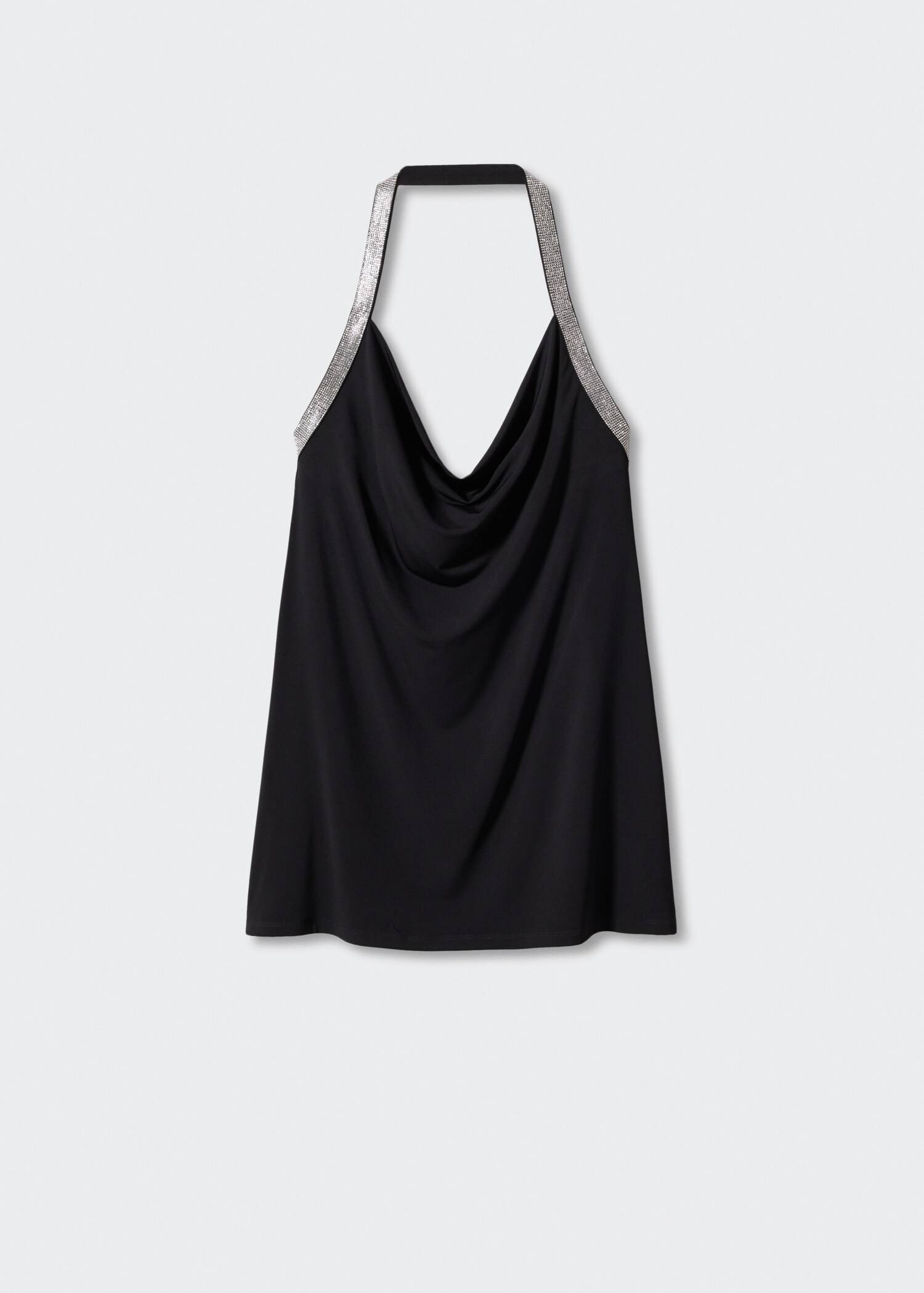 Robe drapée cristaux - Article sans modèle