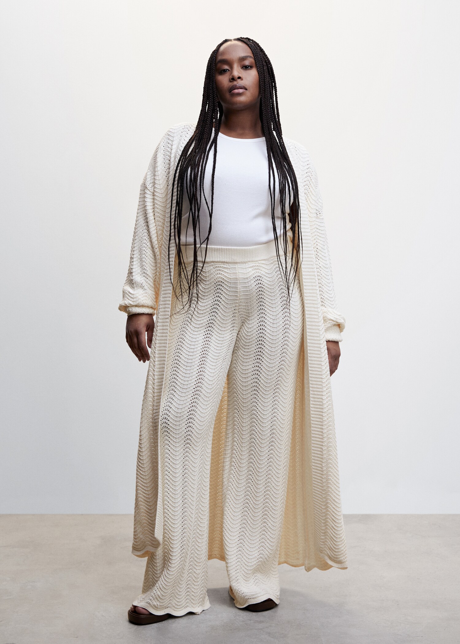 Openwork knit pants - Details of the article 3