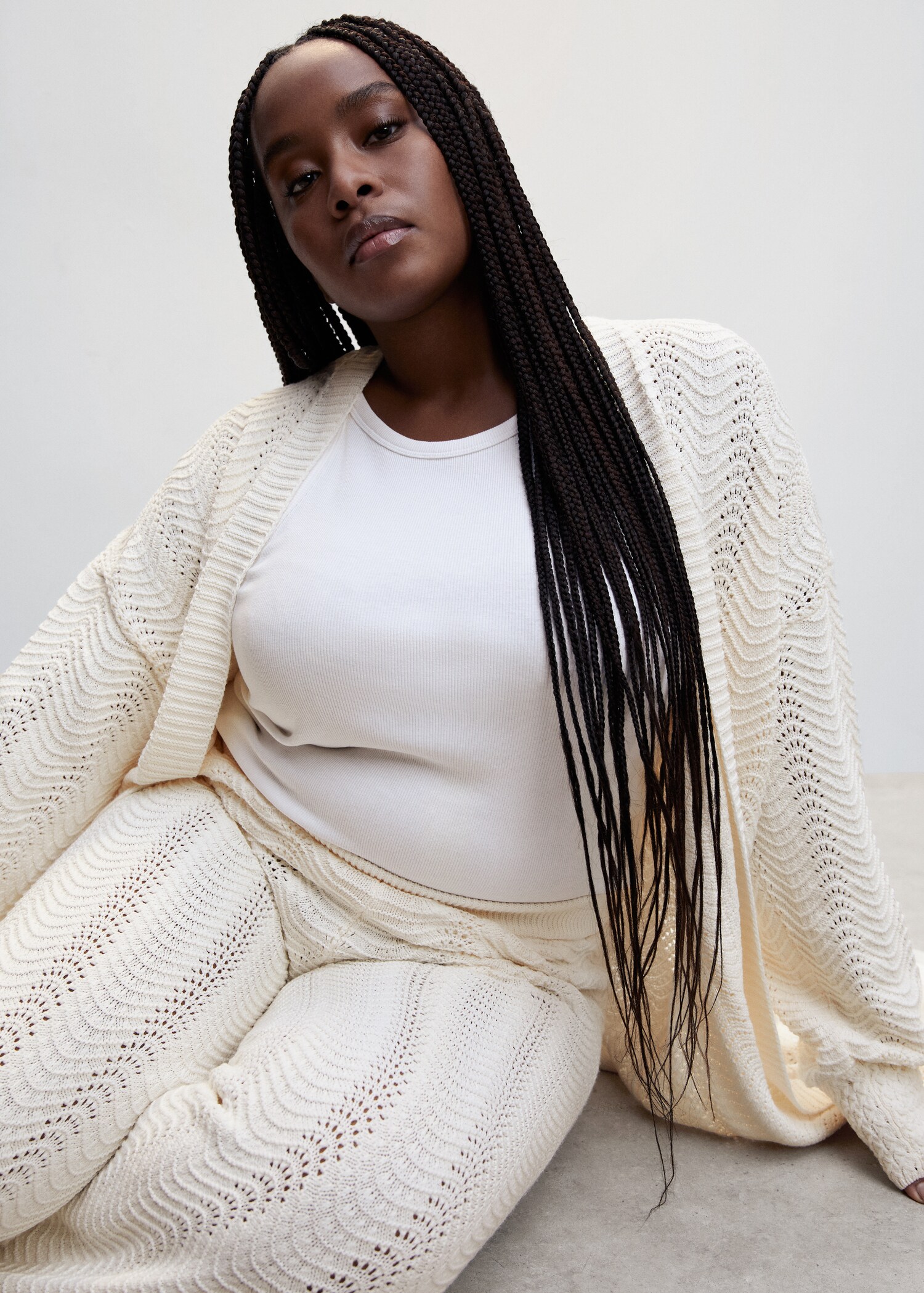 Openwork knit pants - Details of the article 4