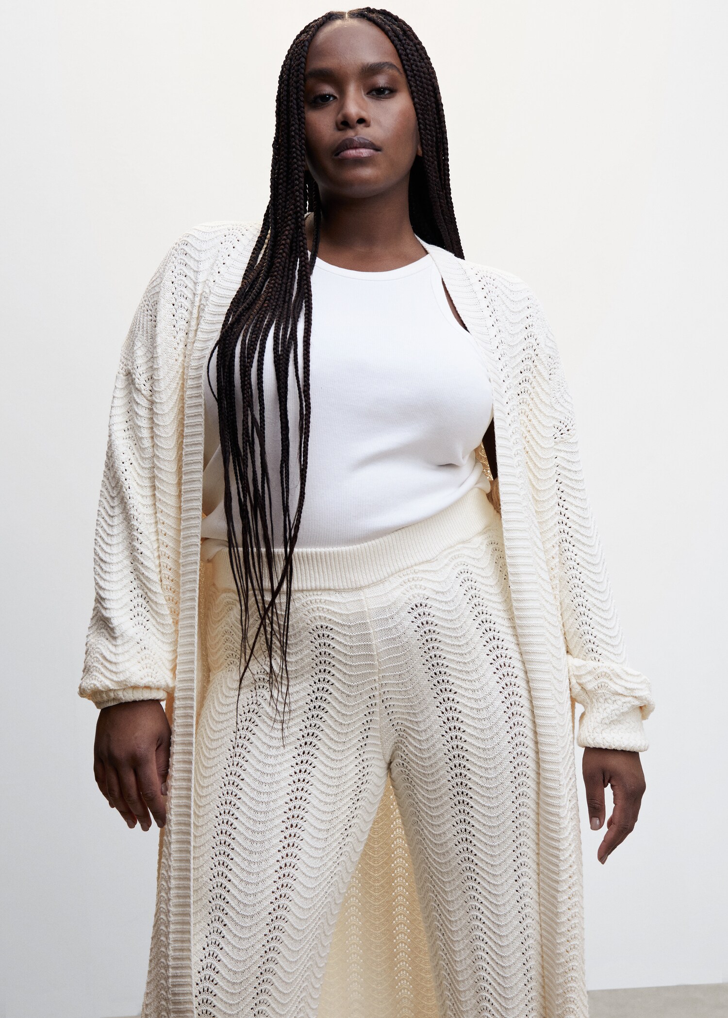 Openwork knit pants - Details of the article 5