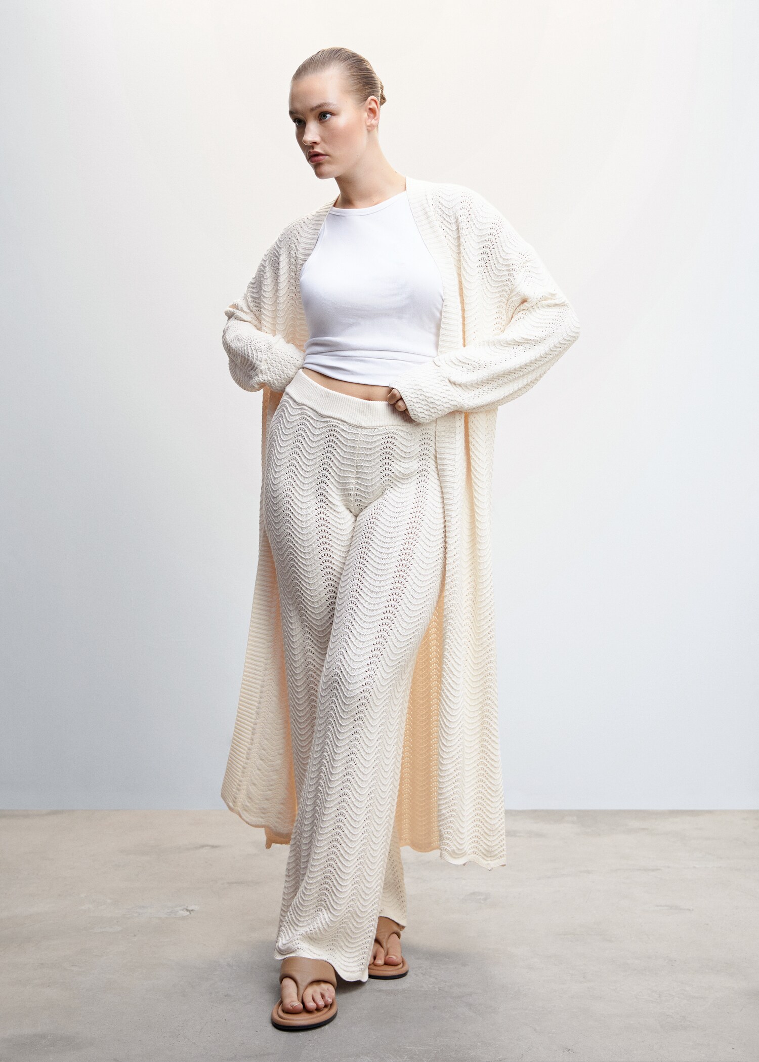Openwork knit pants - Details of the article 9