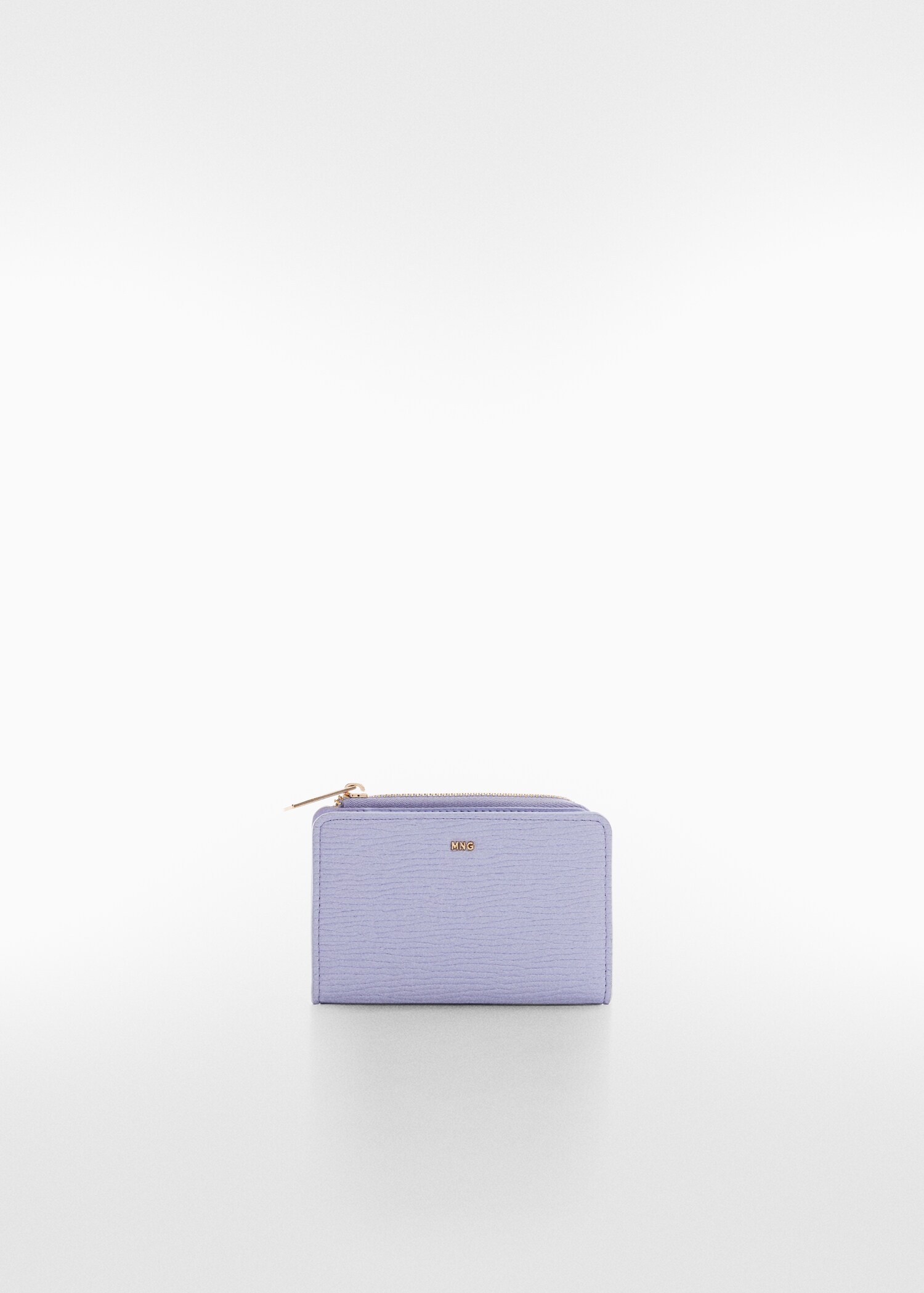 Textured wallet with embossed logo - Article without model