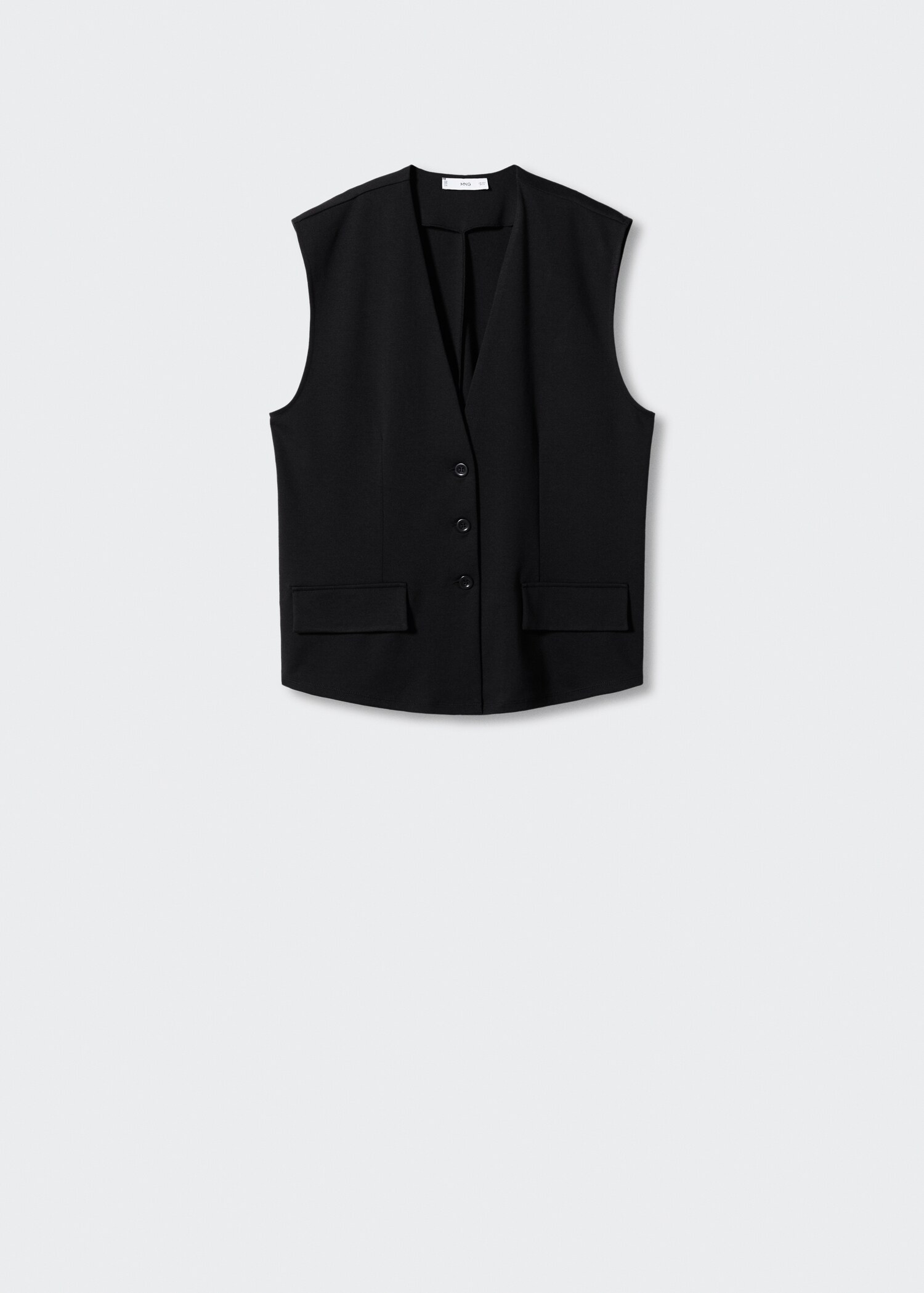  Gilet dritto oversize - Articolo senza modello
