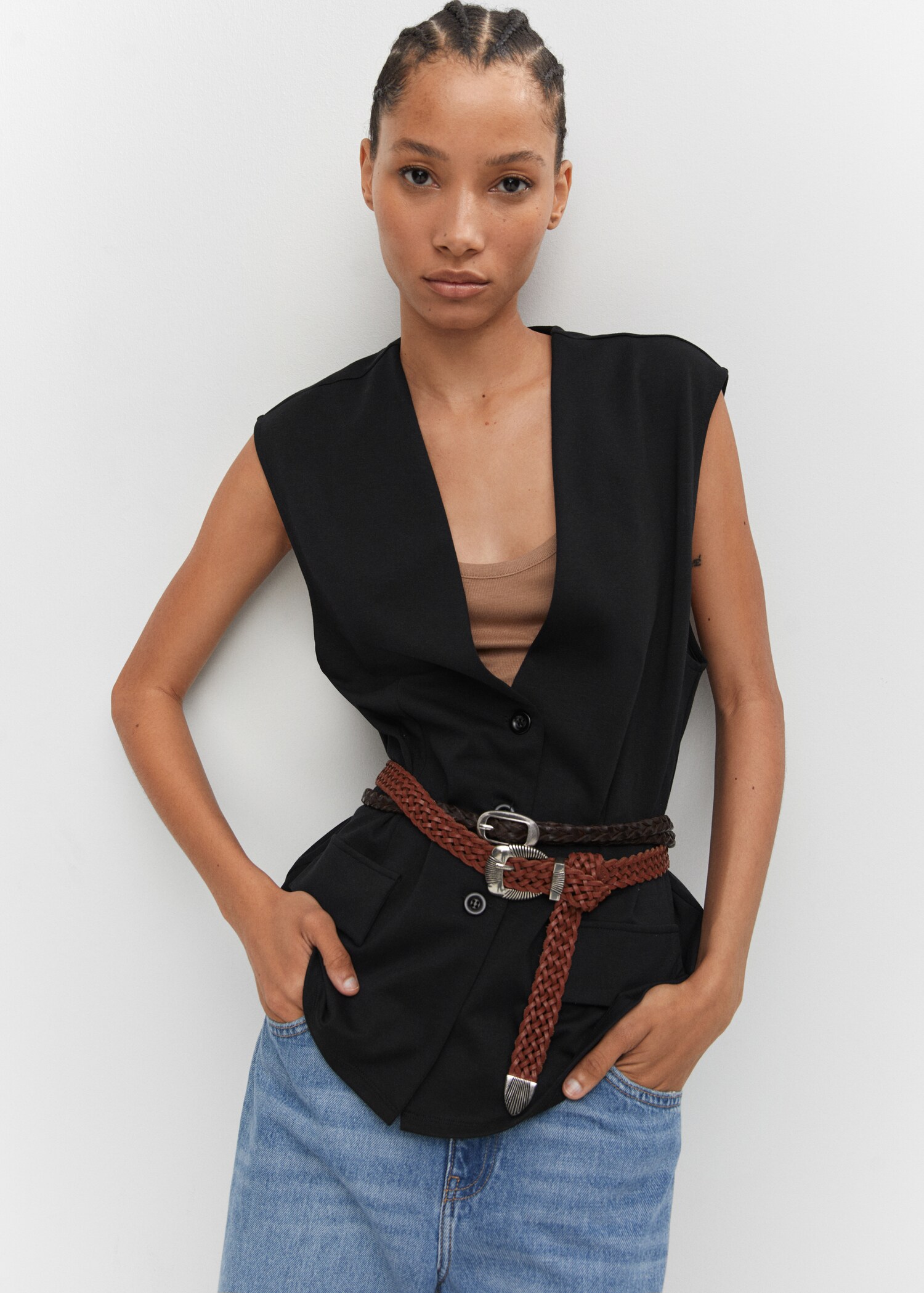  Gilet dritto oversize - Dettaglio dell'articolo 1