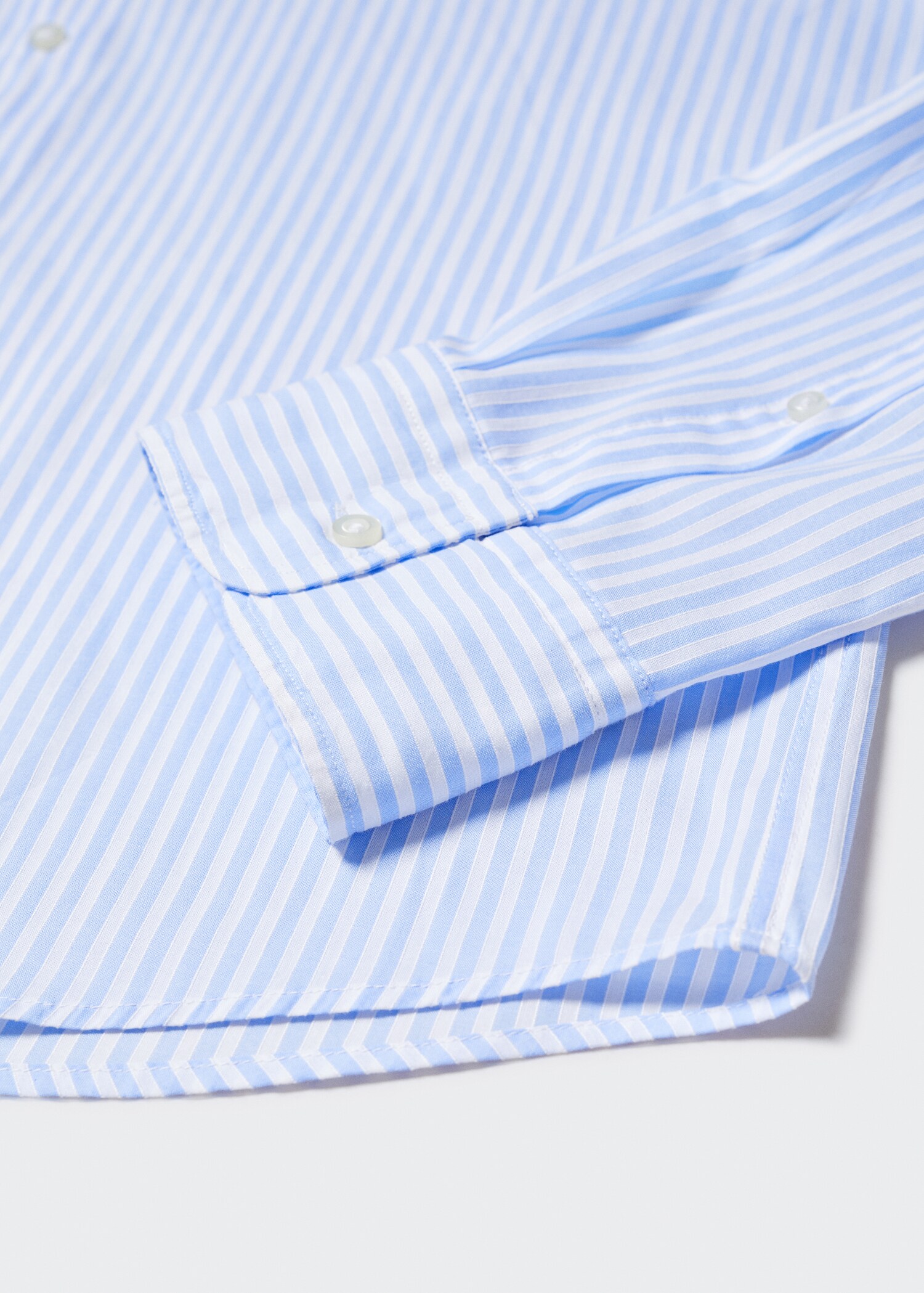 Slim Fit-Hemd aus 100 % Baumwolle - Detail des Artikels 8