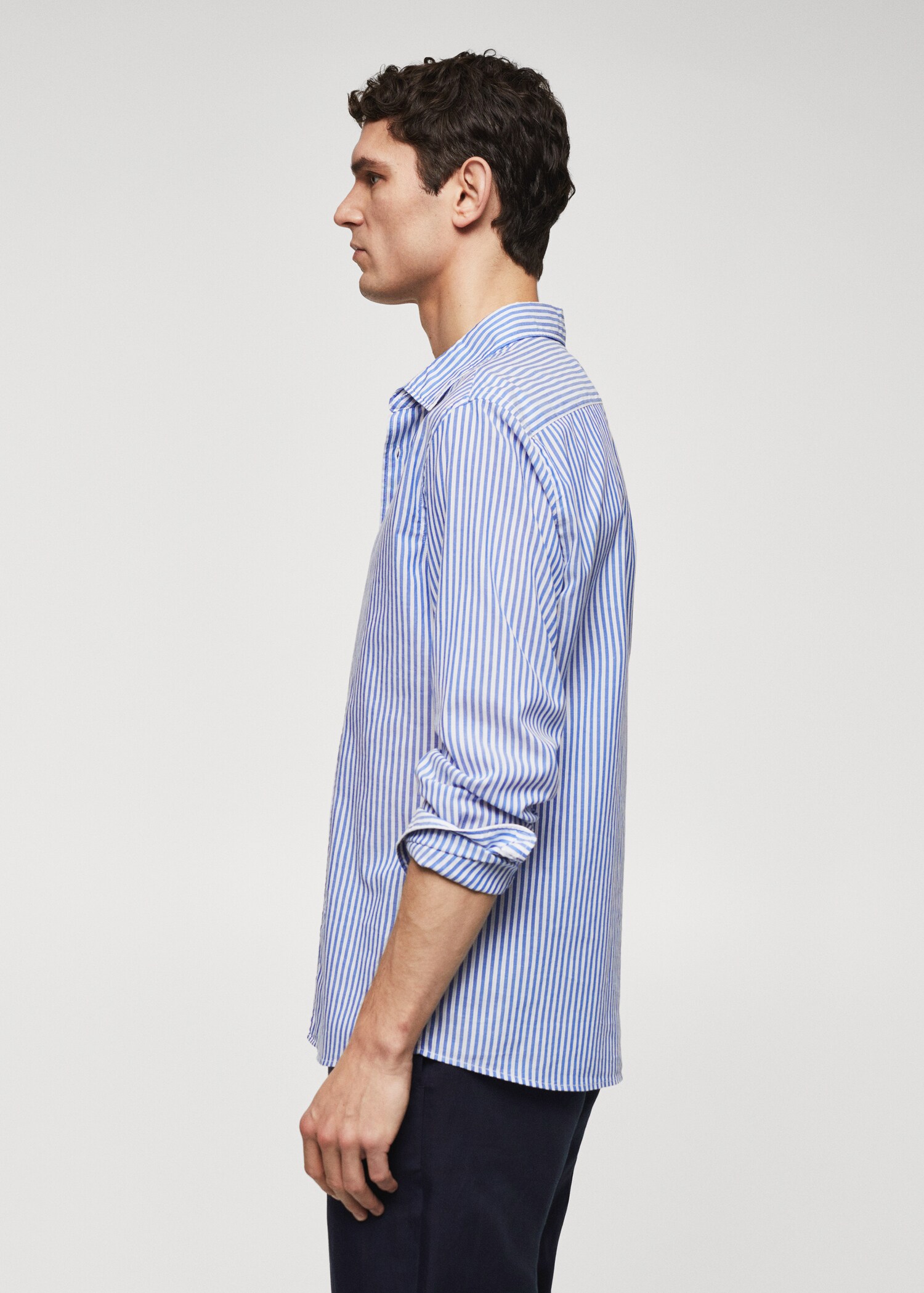 Slim Fit-Hemd aus 100 % Baumwolle - Detail des Artikels 6