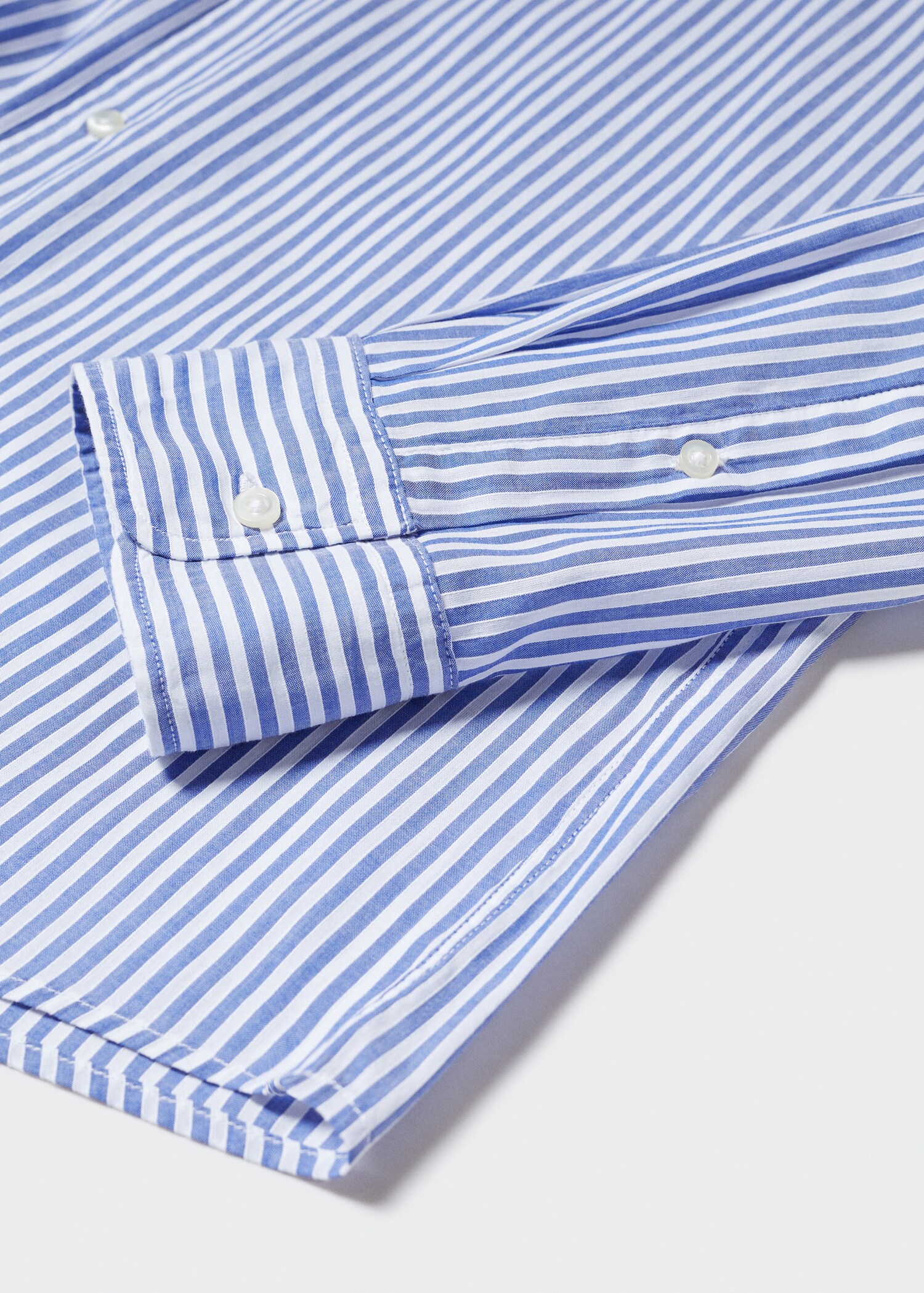 Slim Fit-Hemd aus 100 % Baumwolle - Detail des Artikels 8