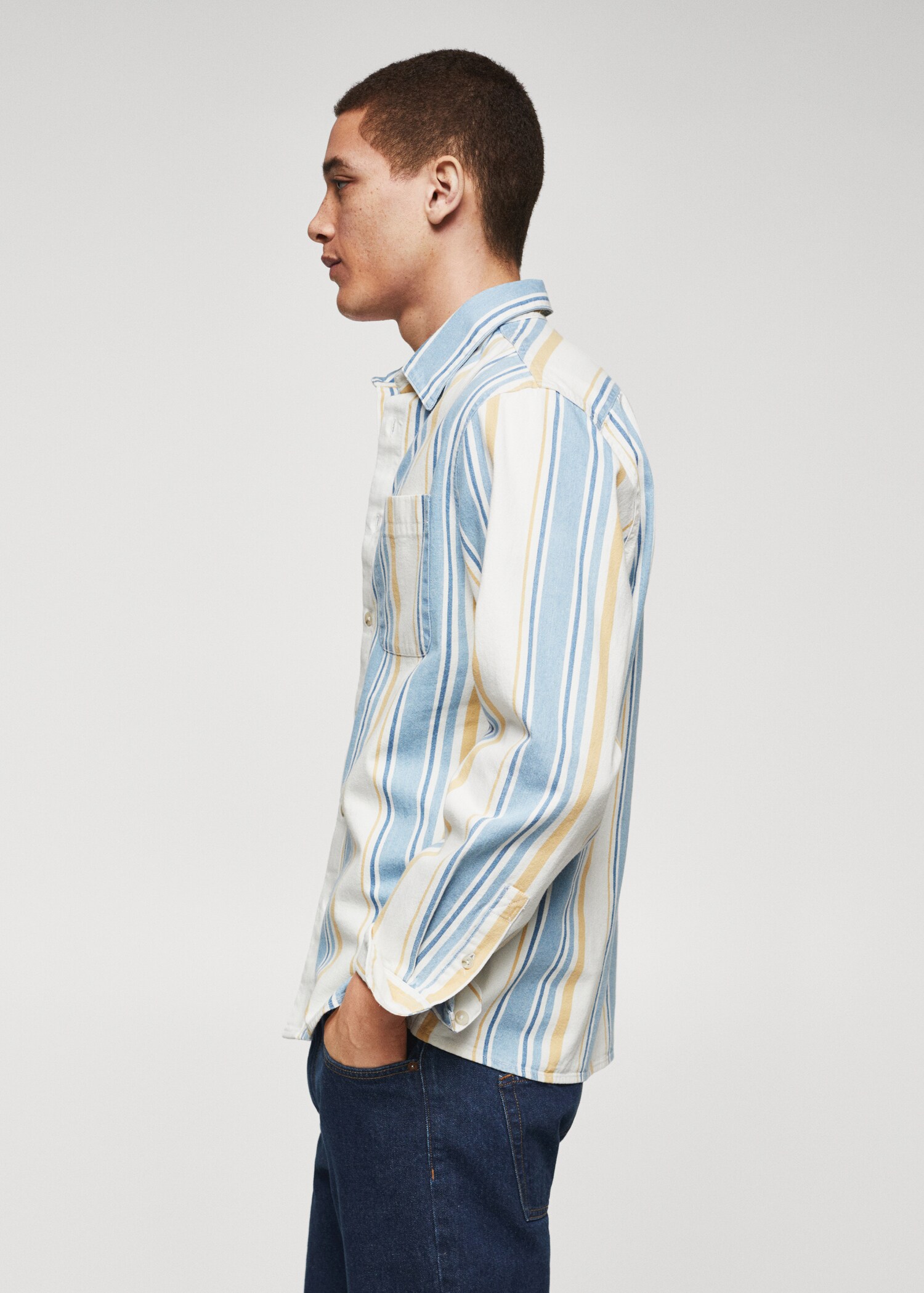 Camisa 100% algodón rayas - Detalle del artículo 4