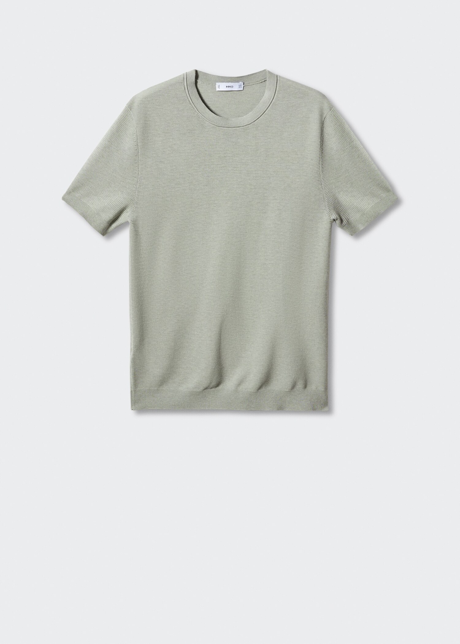 T-shirt maille coton structuré - Article sans modèle