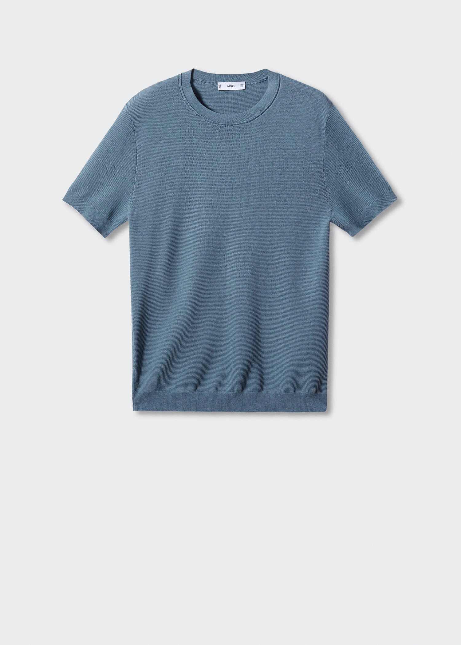 T-shirt maille coton structuré - Article sans modèle