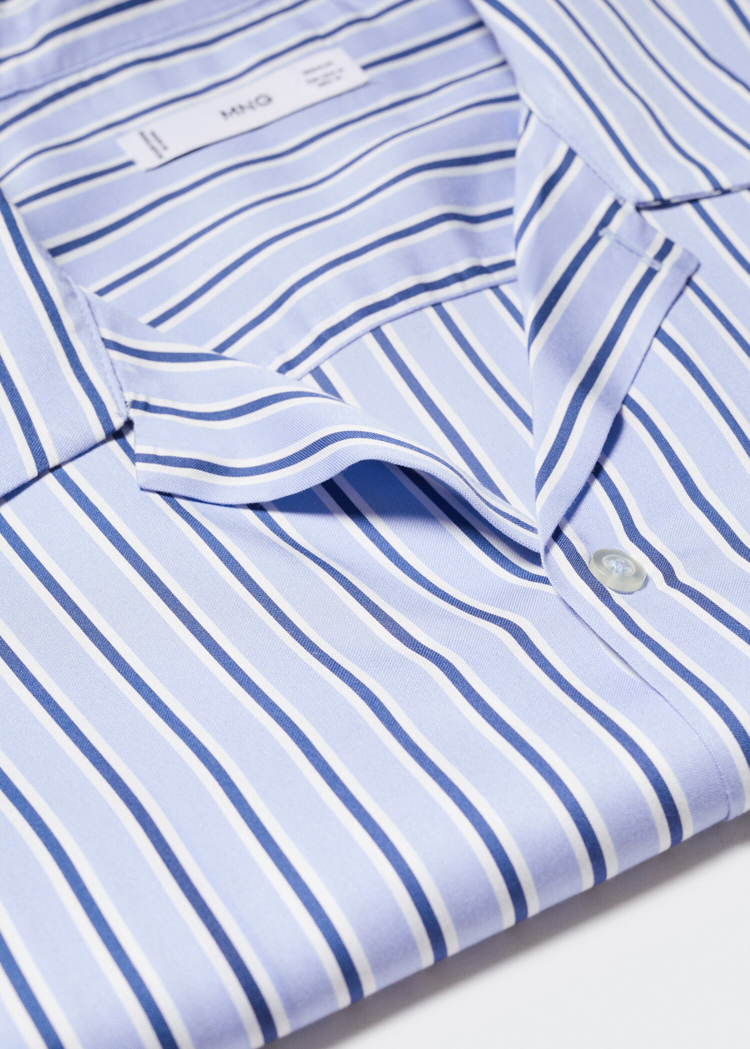 Gestreiftes Regular Fit-Bowlinghemd - Detail des Artikels 8