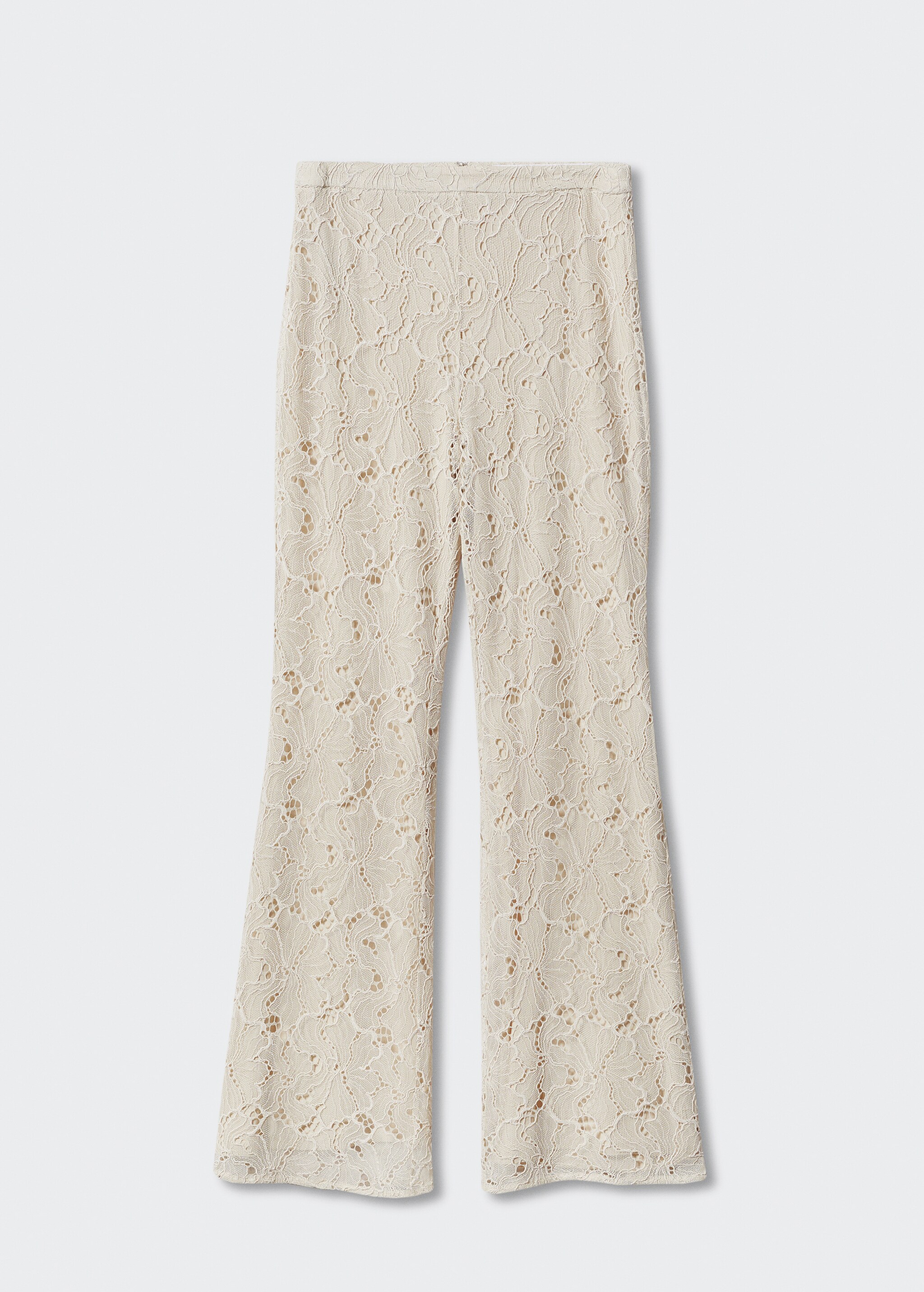Lace flare trousers - Article without model