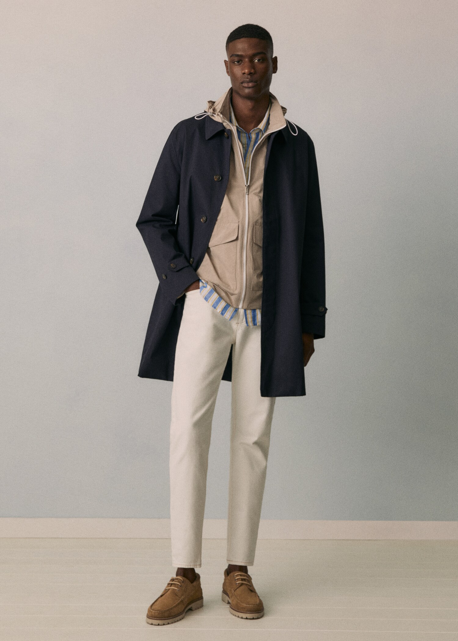 Tapered loose cropped jeans - Details of the article 6