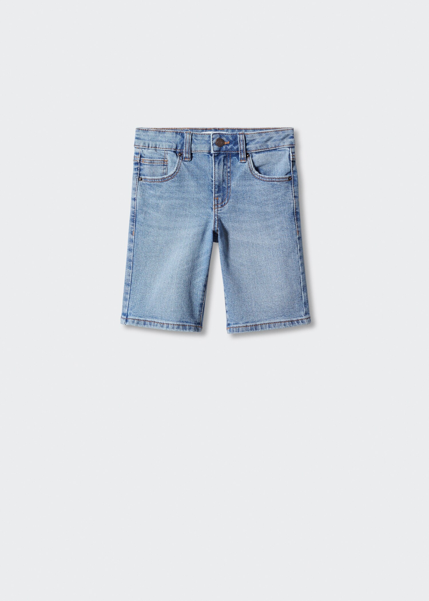 Cotton denim shorts - Article without model